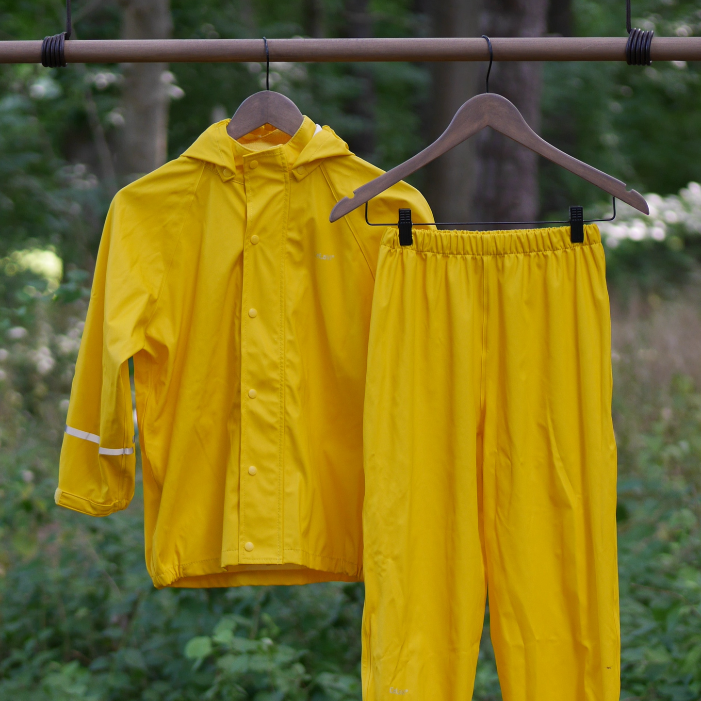 Two Piece Classic Rain Suit - Yellow- Size 130 (8-9 yr)