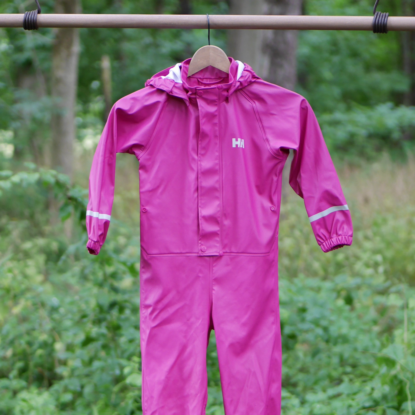 Bergen 2.0 One Piece Rain Playsuit - Magenta - Size 110 (5 yr)
