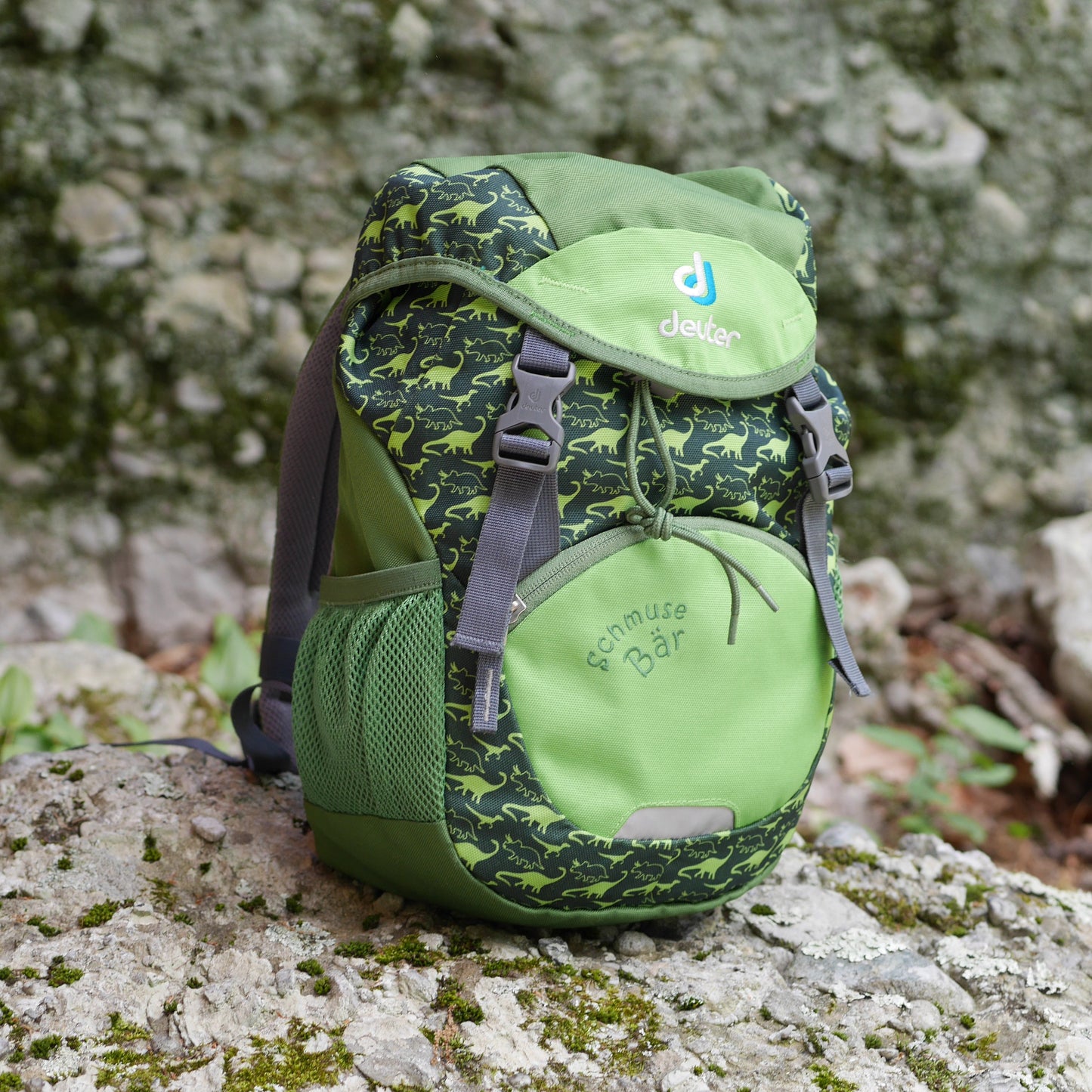 Schmusebär Backpack - Emerald / Dinosaurs (BP5)