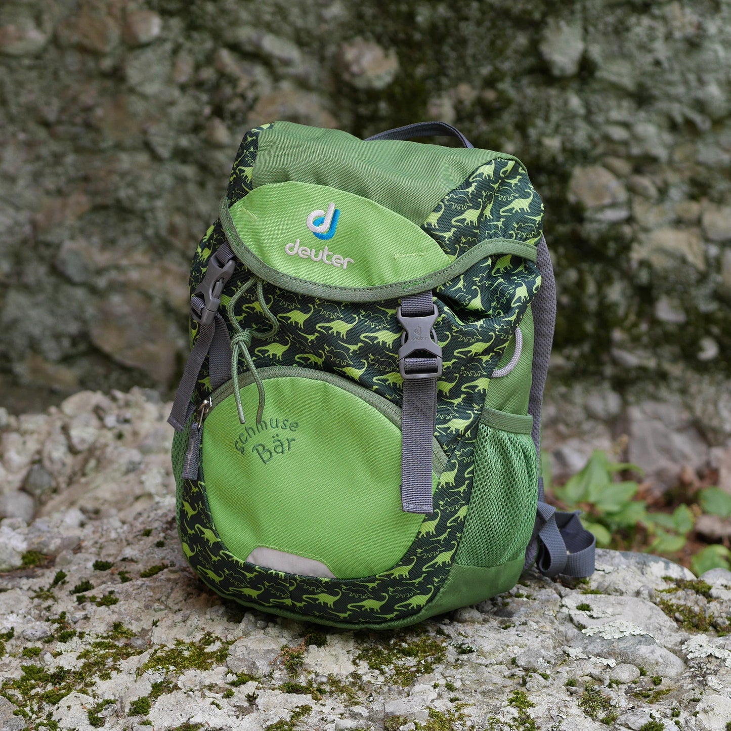 Schmusebär Backpack - Emerald / Dinosaurs (BP5)