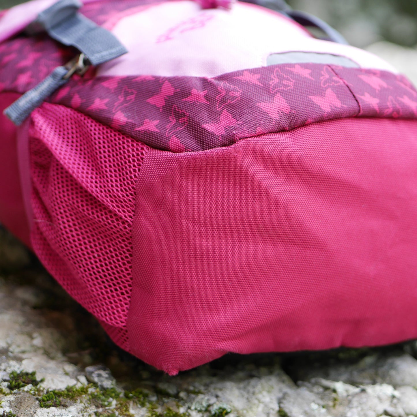 Schmusebär Backpack - Pink / Butterflies (BP22)