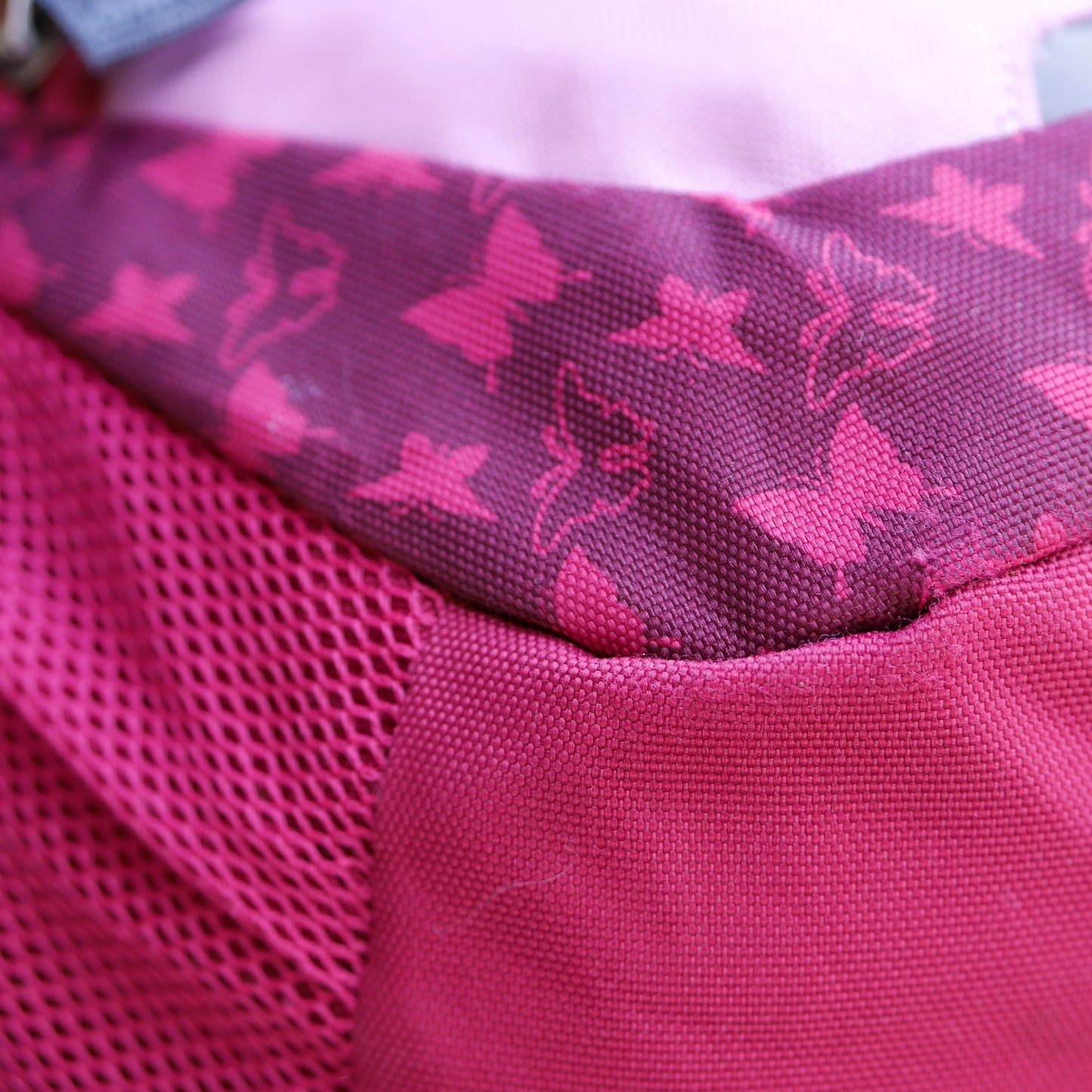 Schmusebär Backpack - Pink / Butterflies (BP22)