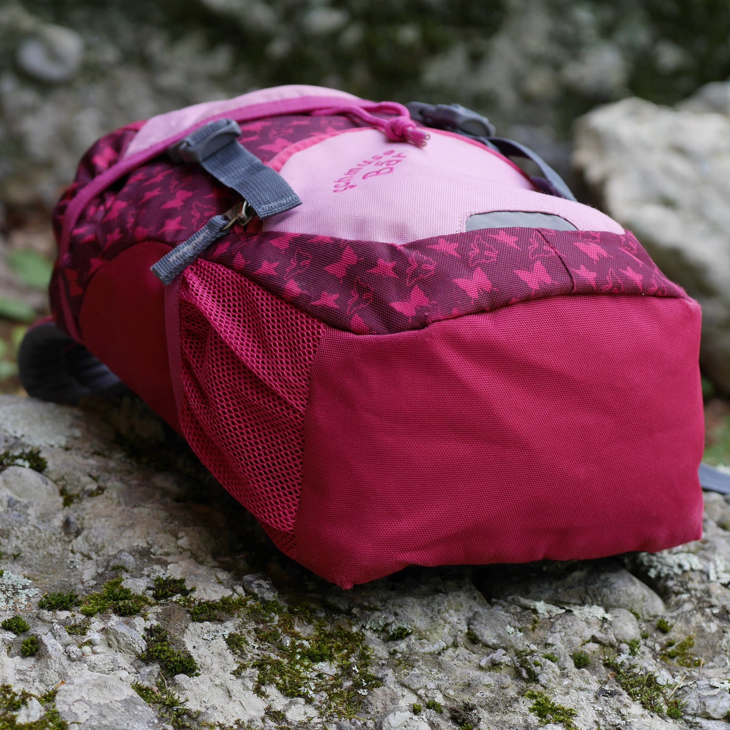 Schmusebär Backpack - Pink / Butterflies (BP22)