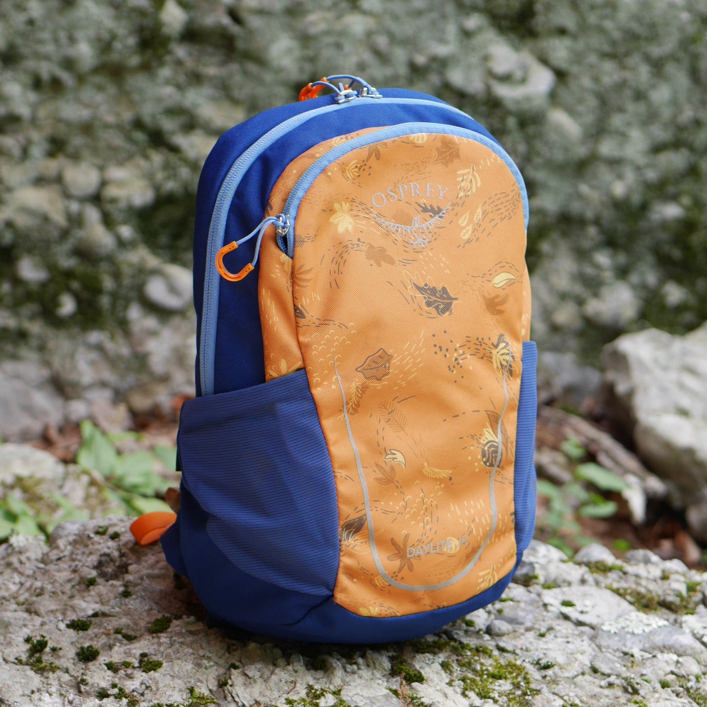 Daylite Jr. Backpack - Dancing Leaves Print / Blue Current (BP28)