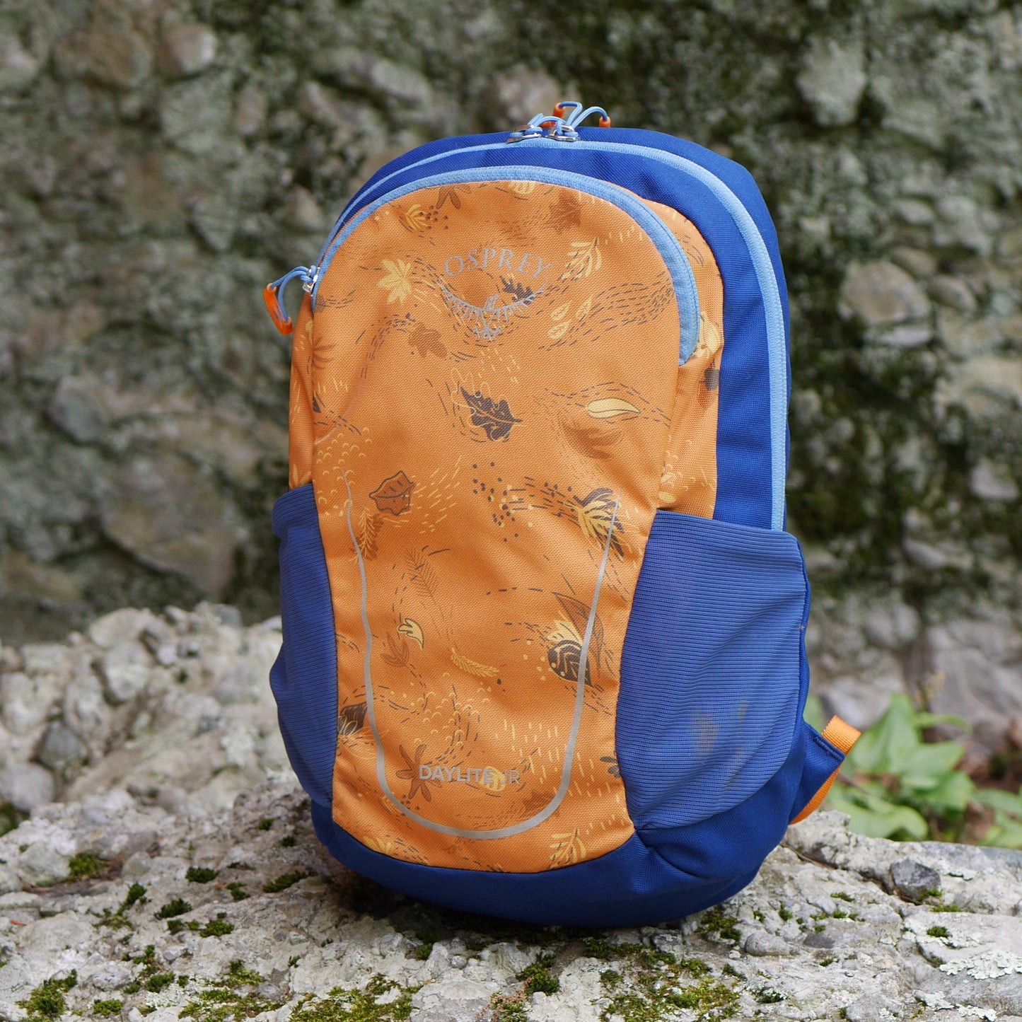 Daylite Jr. Backpack - Dancing Leaves Print / Blue Current (BP28)