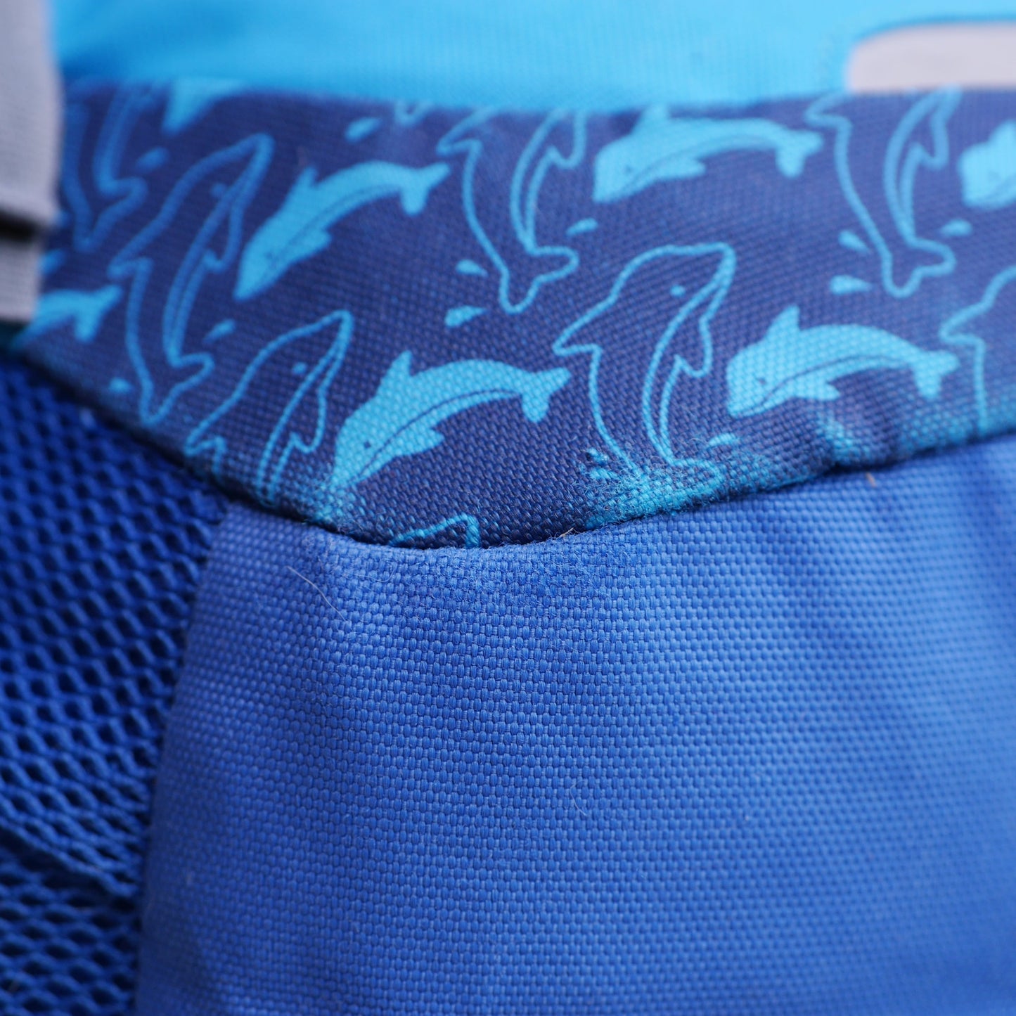 Schmusebär Backpack - Ocean / Blue Dolphins (BP32)