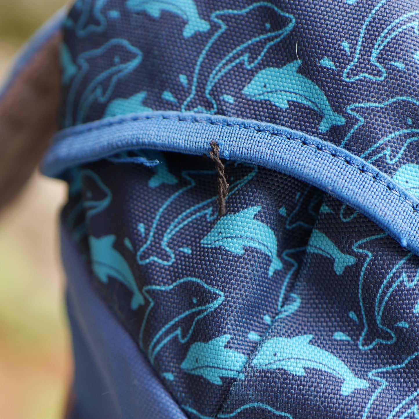 Schmusebär Backpack - Ocean / Blue Dolphins (BP32)