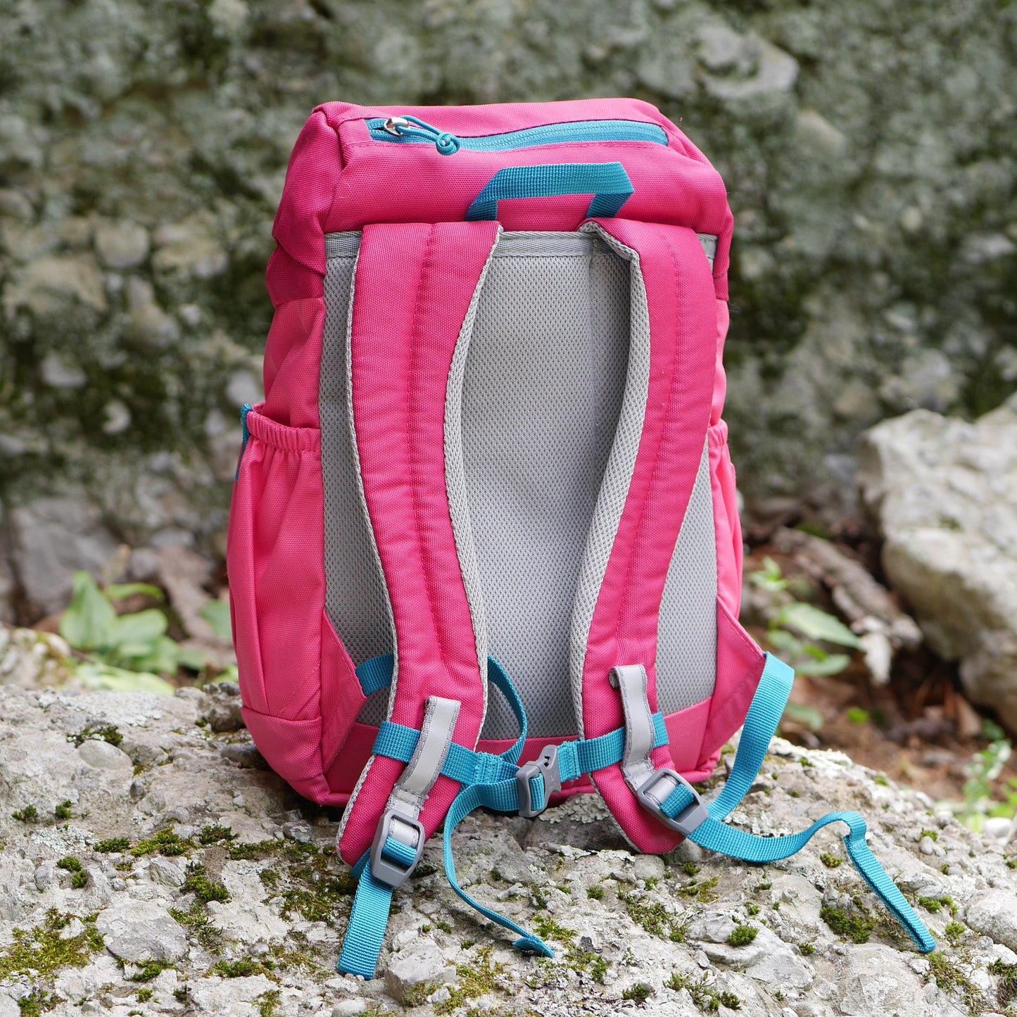 Schmusebär Backpack - Magenta & Hot Pink / Deer (BP41)