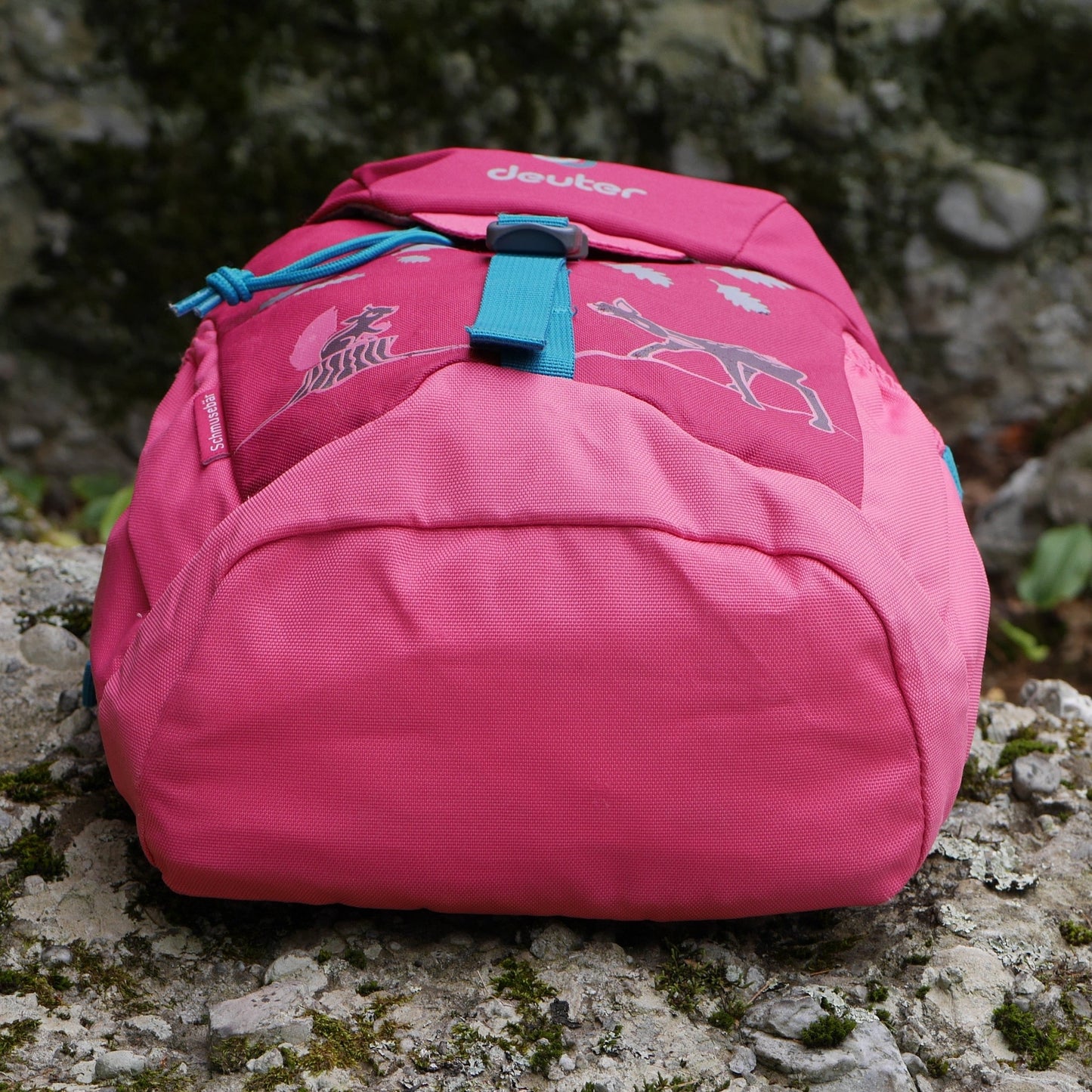 Schmusebär Backpack - Magenta & Hot Pink / Deer (BP41)