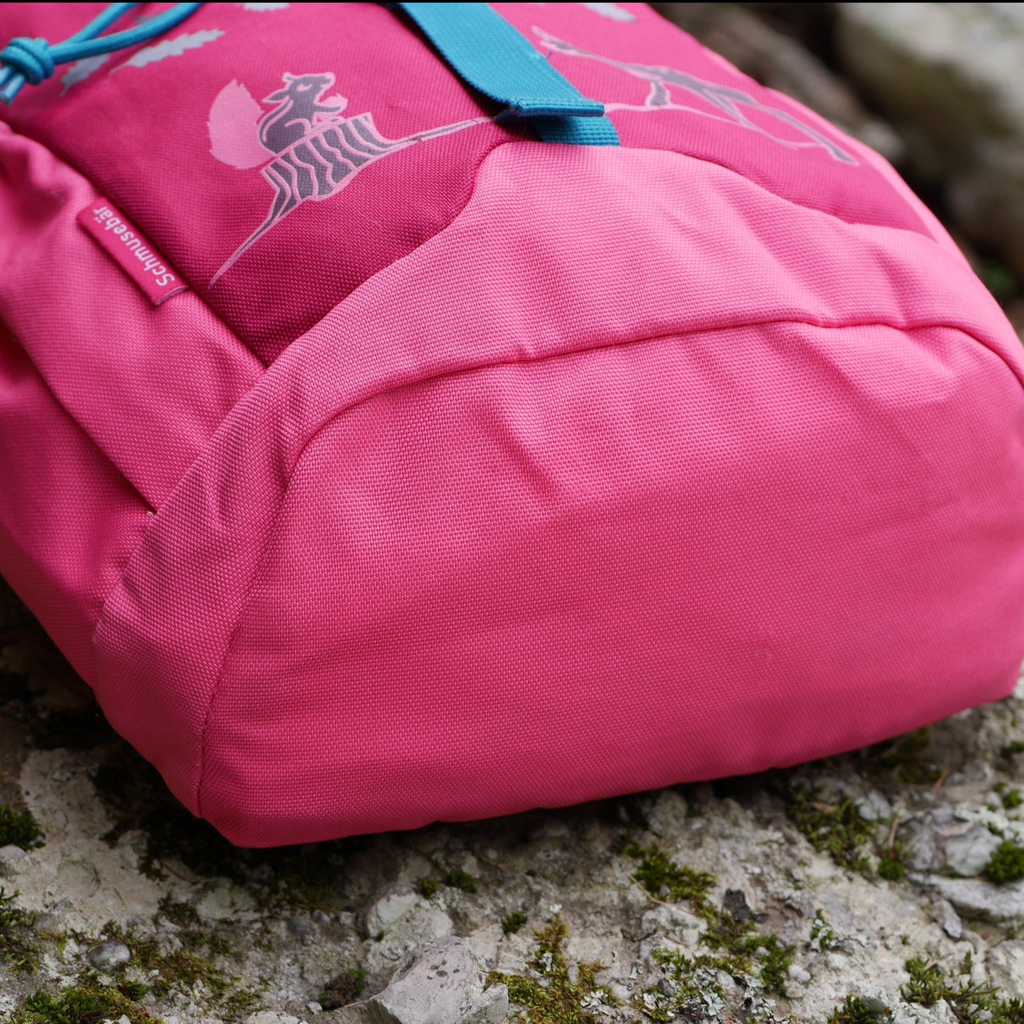 Schmusebär Backpack - Magenta & Hot Pink / Deer (BP41)