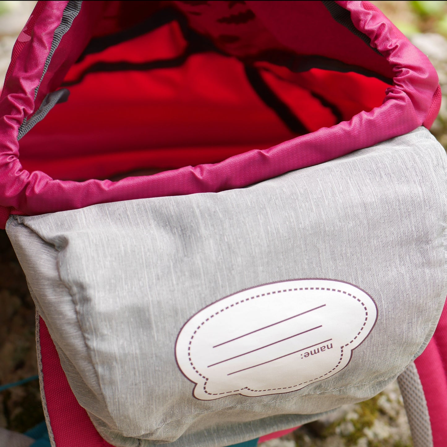 Schmusebär Backpack - Magenta & Hot Pink / Deer (BP41)
