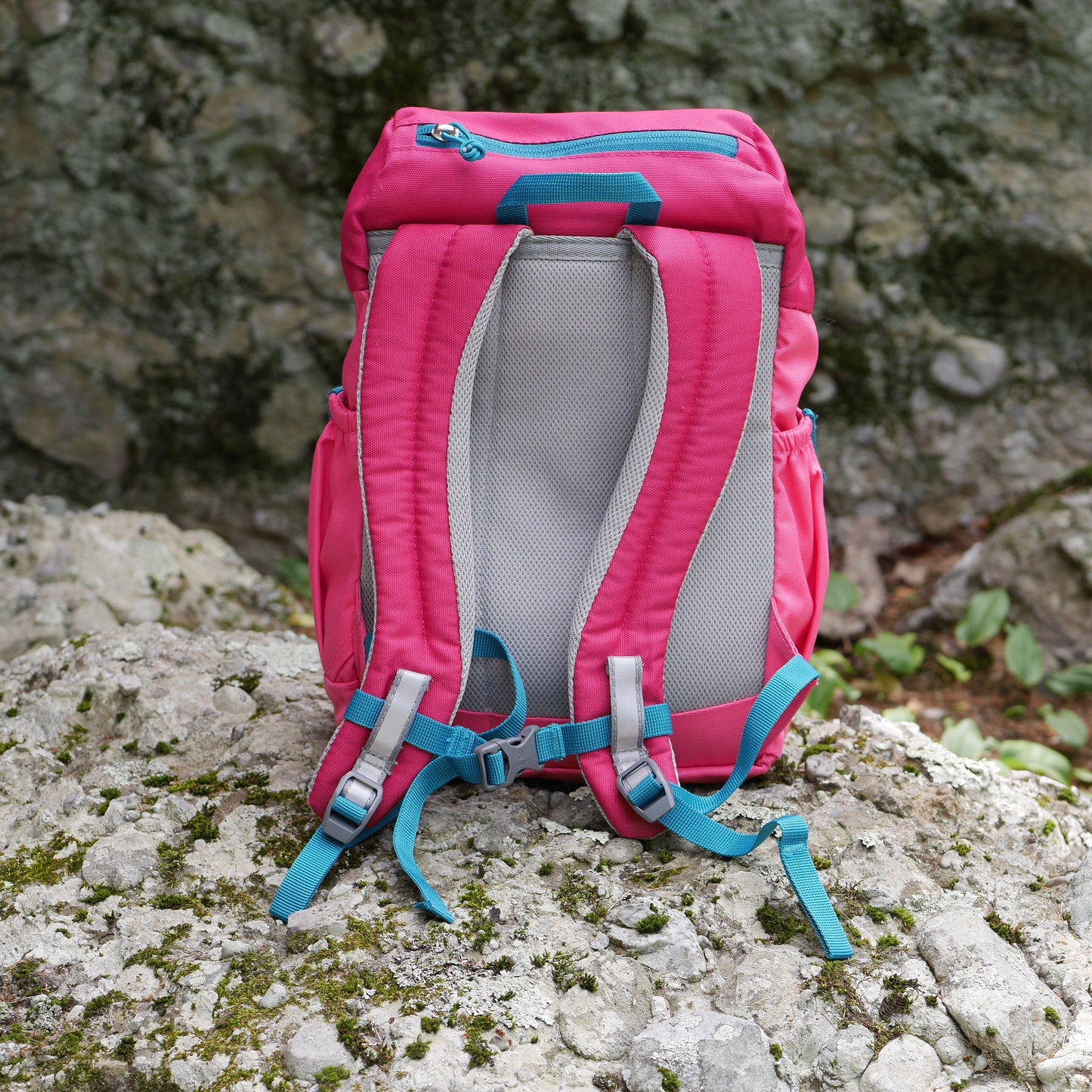 Schmusebär Backpack - Magenta & Hot Pink / Deer (BP41)