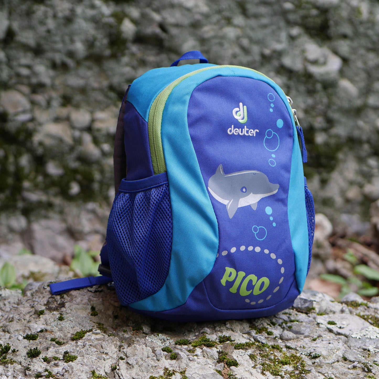 Pico Backpack - Indigo & Turquoise / Dolphin (BP49)