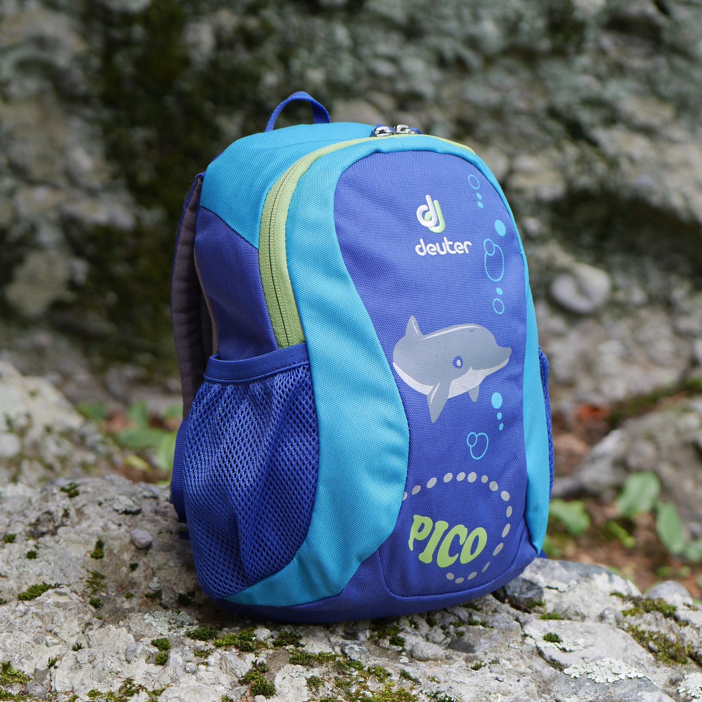 Pico Backpack - Indigo & Turquoise / Dolphin (BP49)