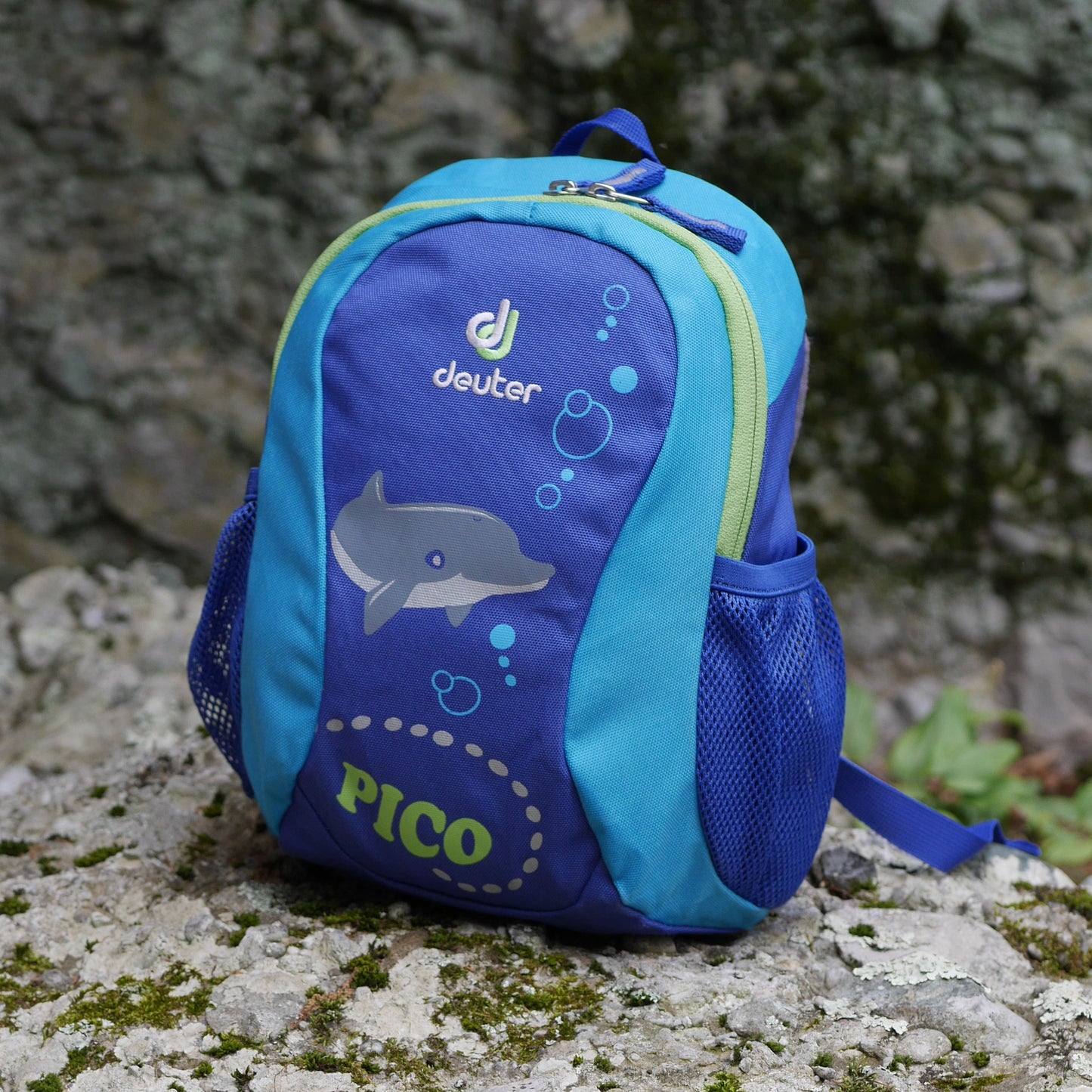 Pico Backpack - Indigo & Turquoise / Dolphin (BP49)