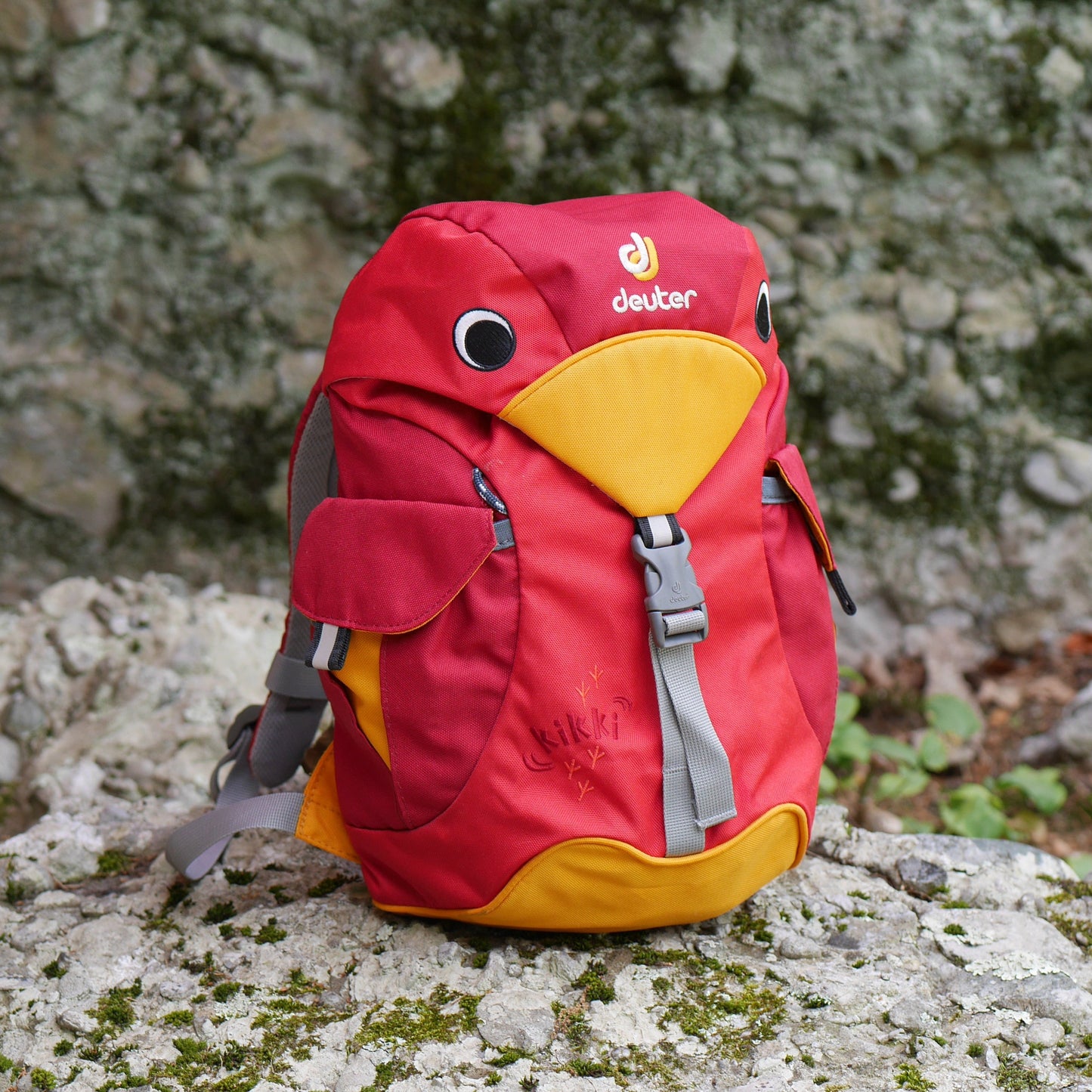 Kikki 6 Backpack - Fire & Cranberry / Puffin (BP52)