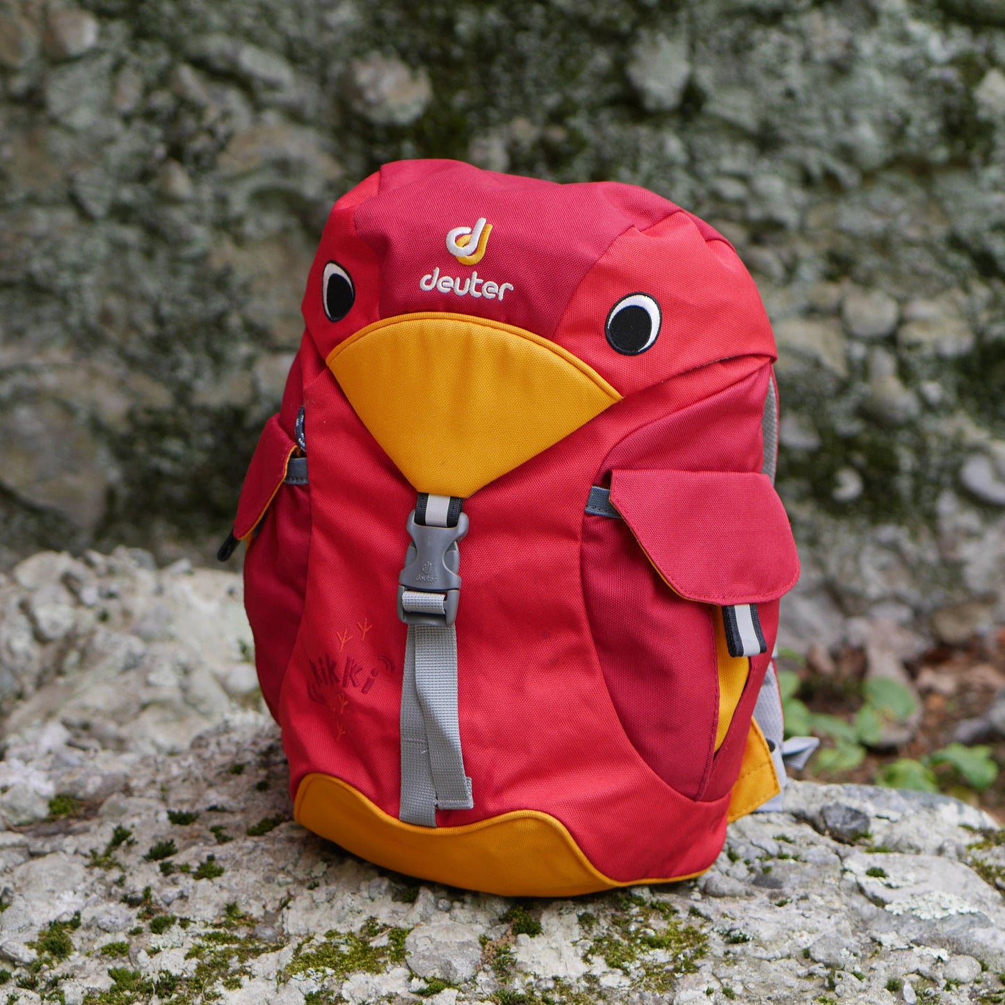 Kikki 6 Backpack - Fire & Cranberry / Puffin (BP52)