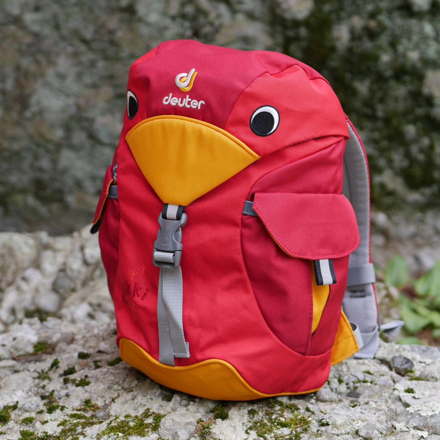 Kikki 6 Backpack - Fire & Cranberry / Puffin (BP52)