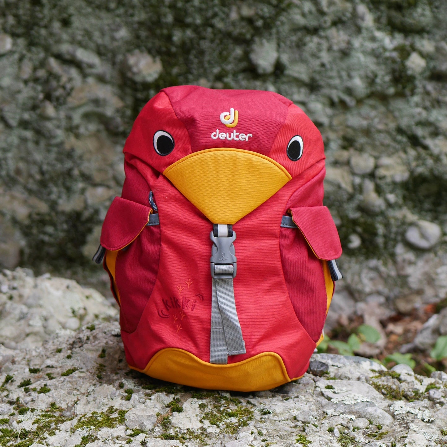 Kikki 6 Backpack - Fire & Cranberry / Puffin (BP52)