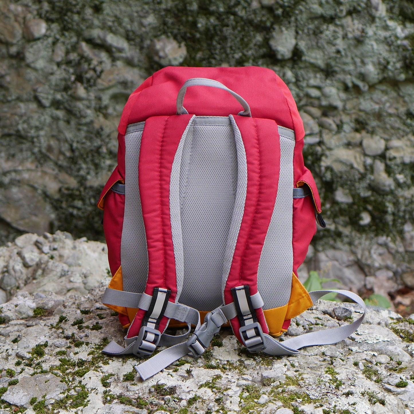 Kikki 6 Backpack - Fire & Cranberry / Puffin (BP52)