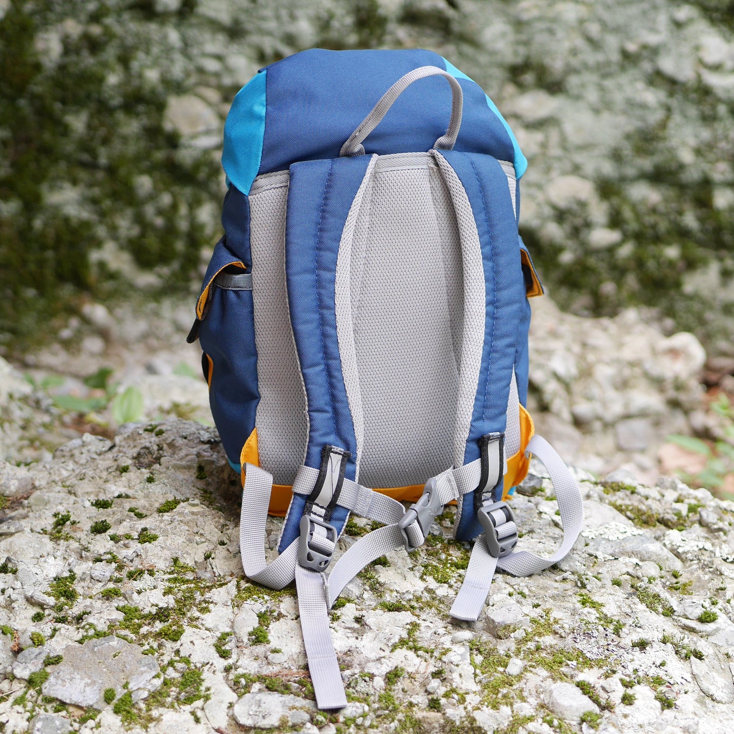 Kikki 6 Backpack - Turquoise & Midnight / Puffin (BP53)