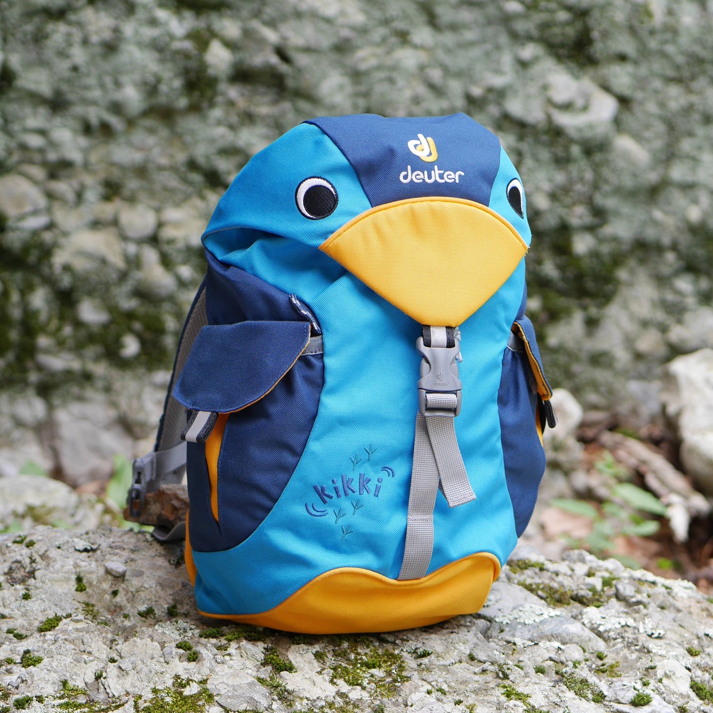 Kikki 6 Backpack - Turquoise & Midnight / Puffin (BP53)