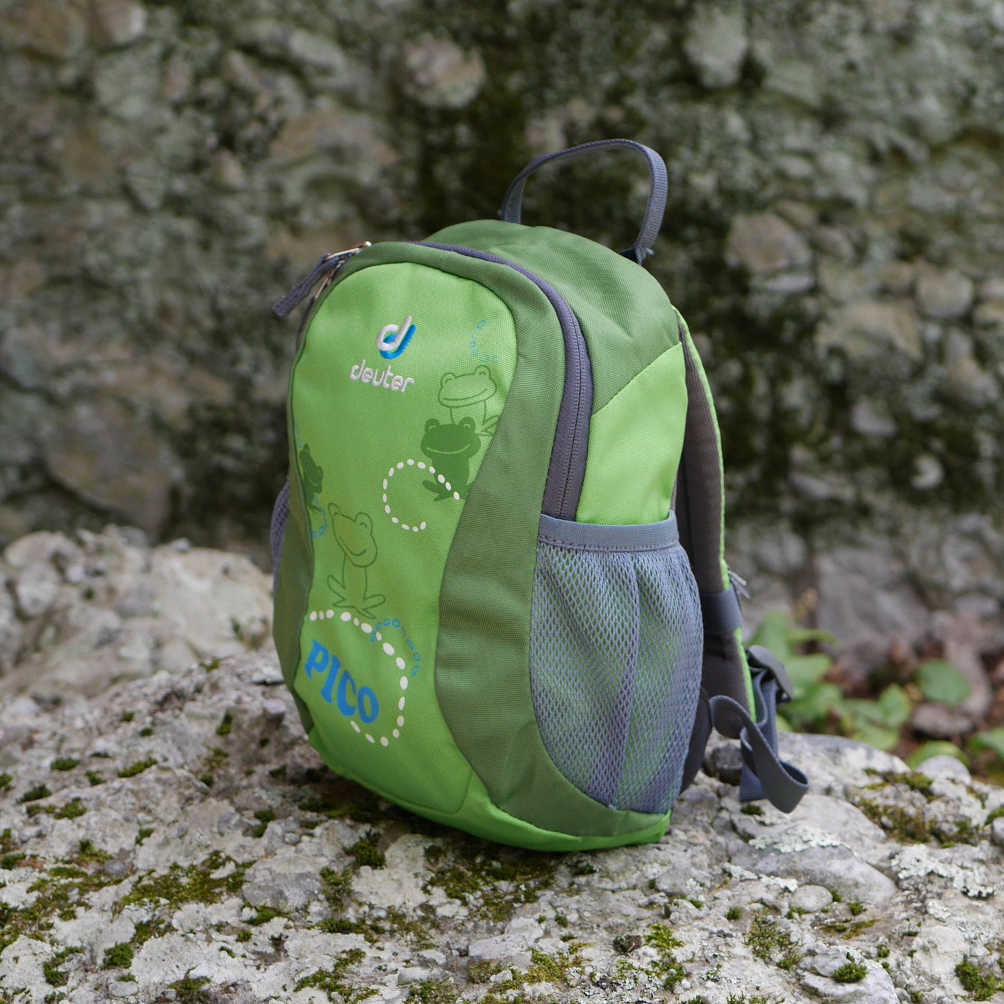 Pico Backpack - Alpine green & Kiwi / Frogs (BP59)