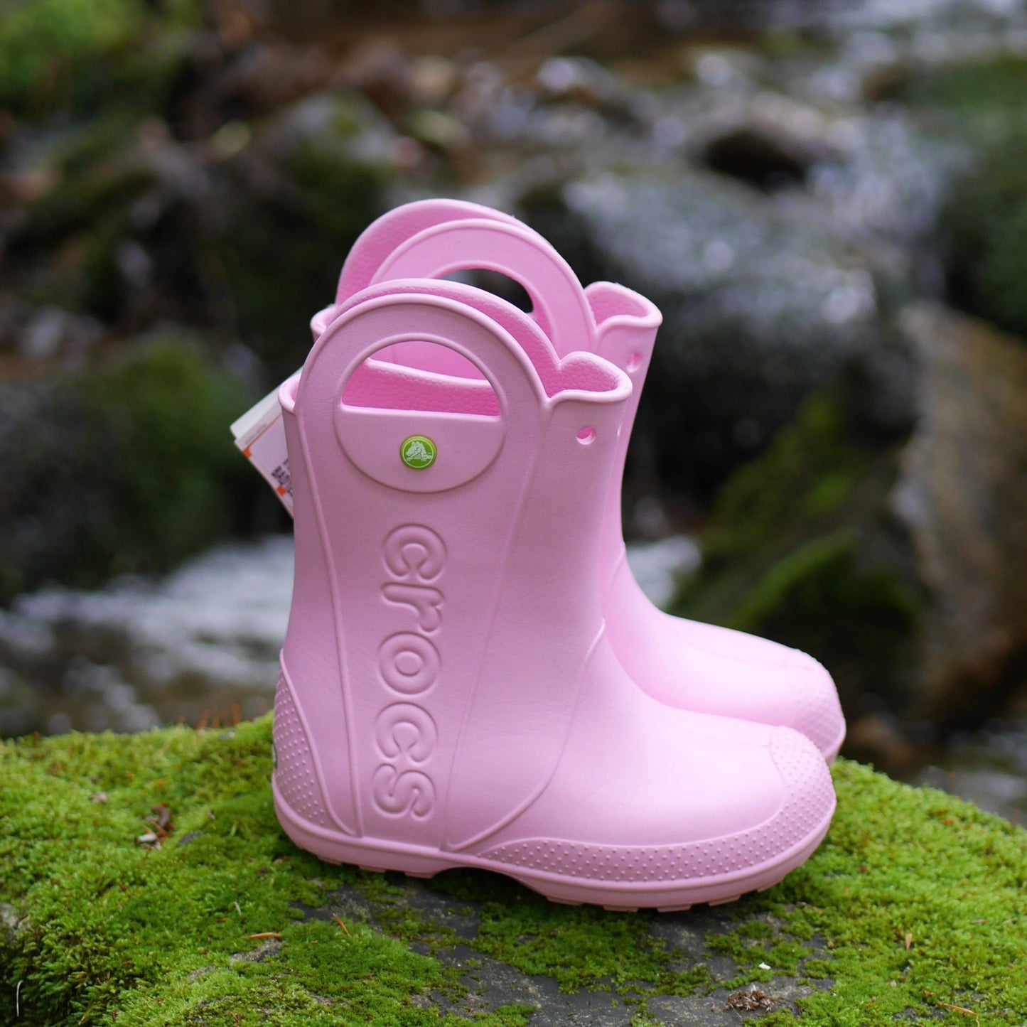 Handle It Kids' Rain Boots - Carnation - Size J3 (CR34)