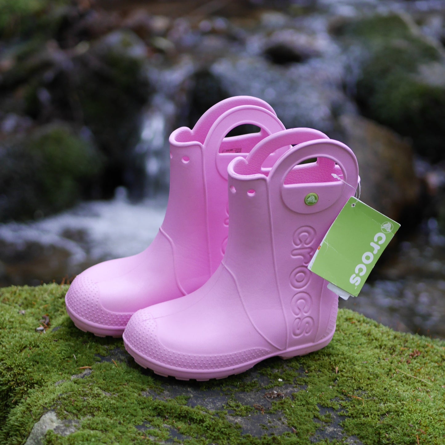 Handle It Kids' Rain Boots - Carnation - Size J3 (CR34)