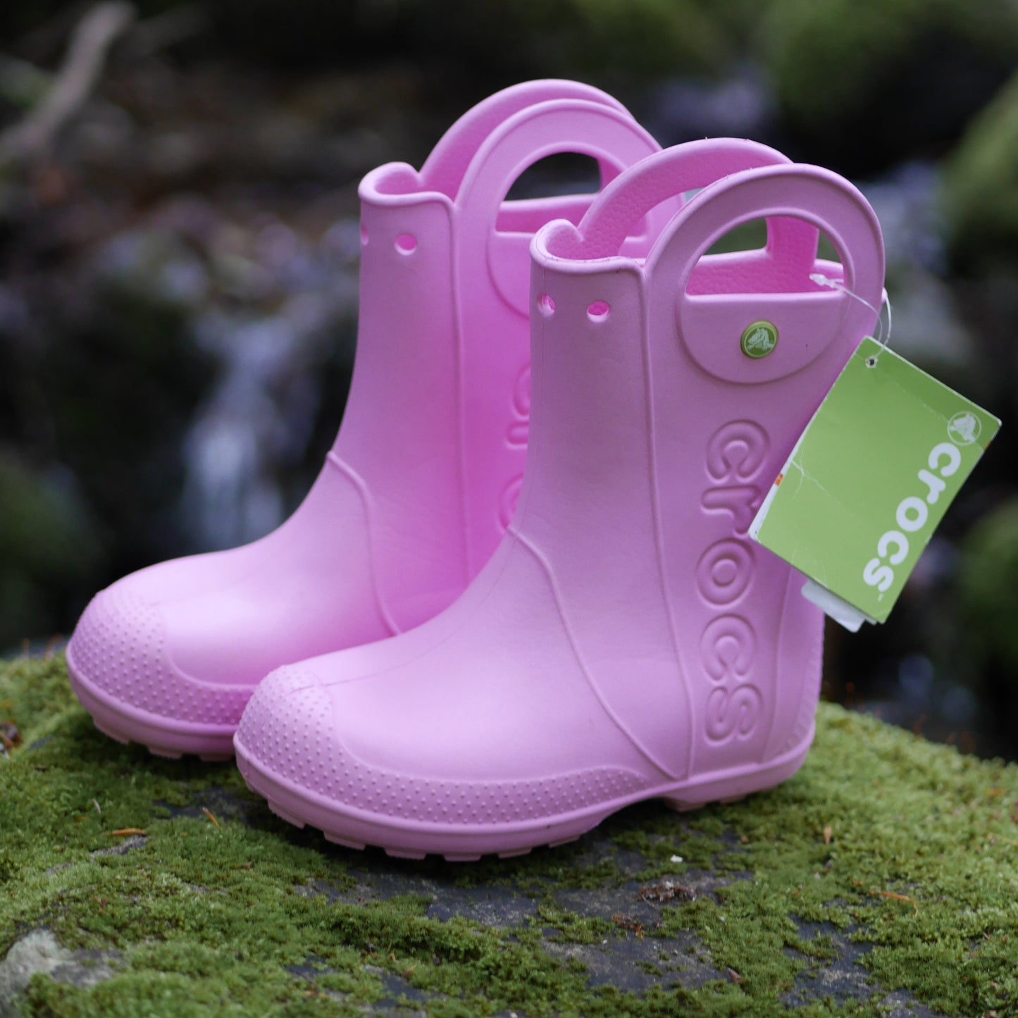 Handle It Kids' Rain Boots - Carnation - Size J3 (CR34)