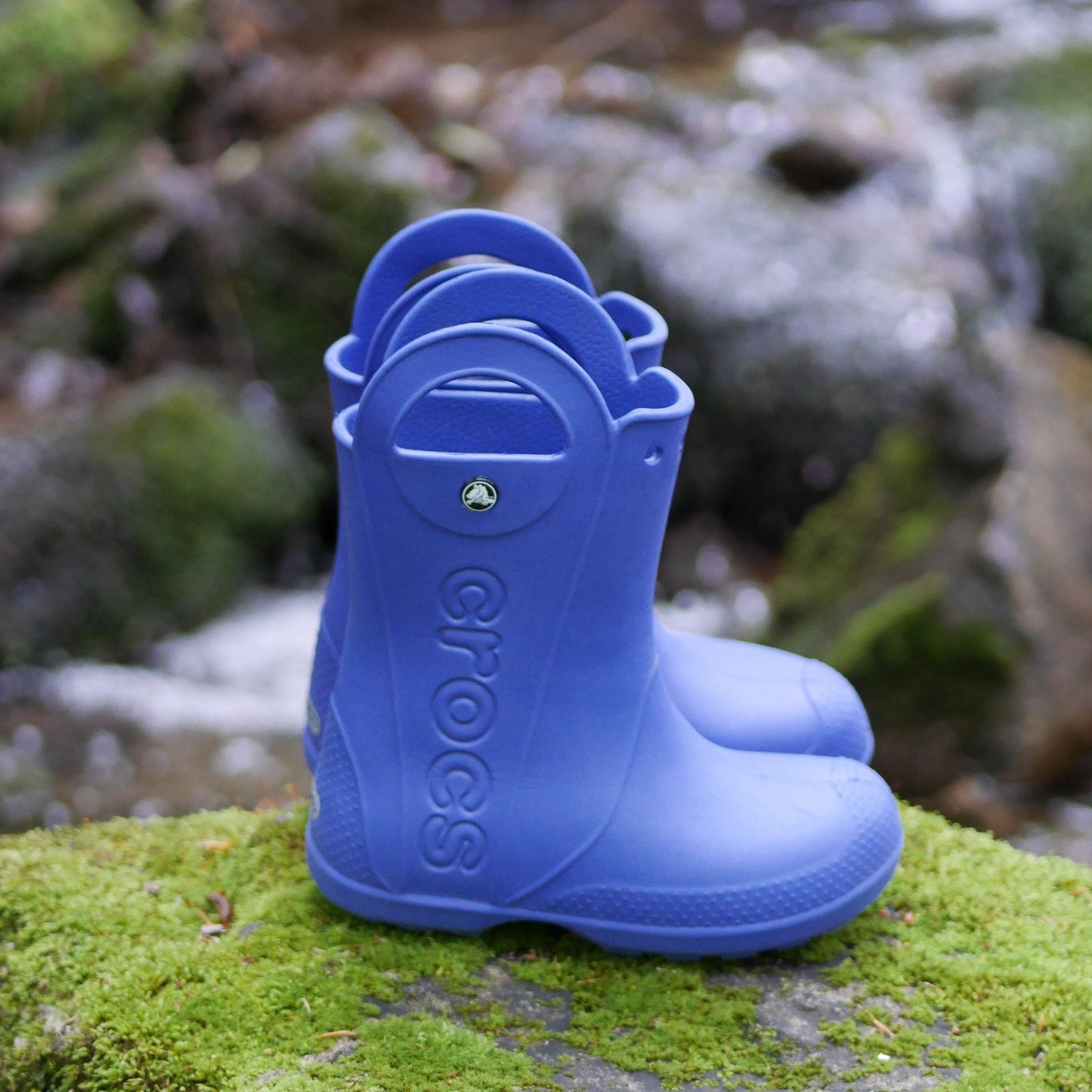 Handle It Kids' Rain Boots - Cerulean Blue - Size J2 (CR11)