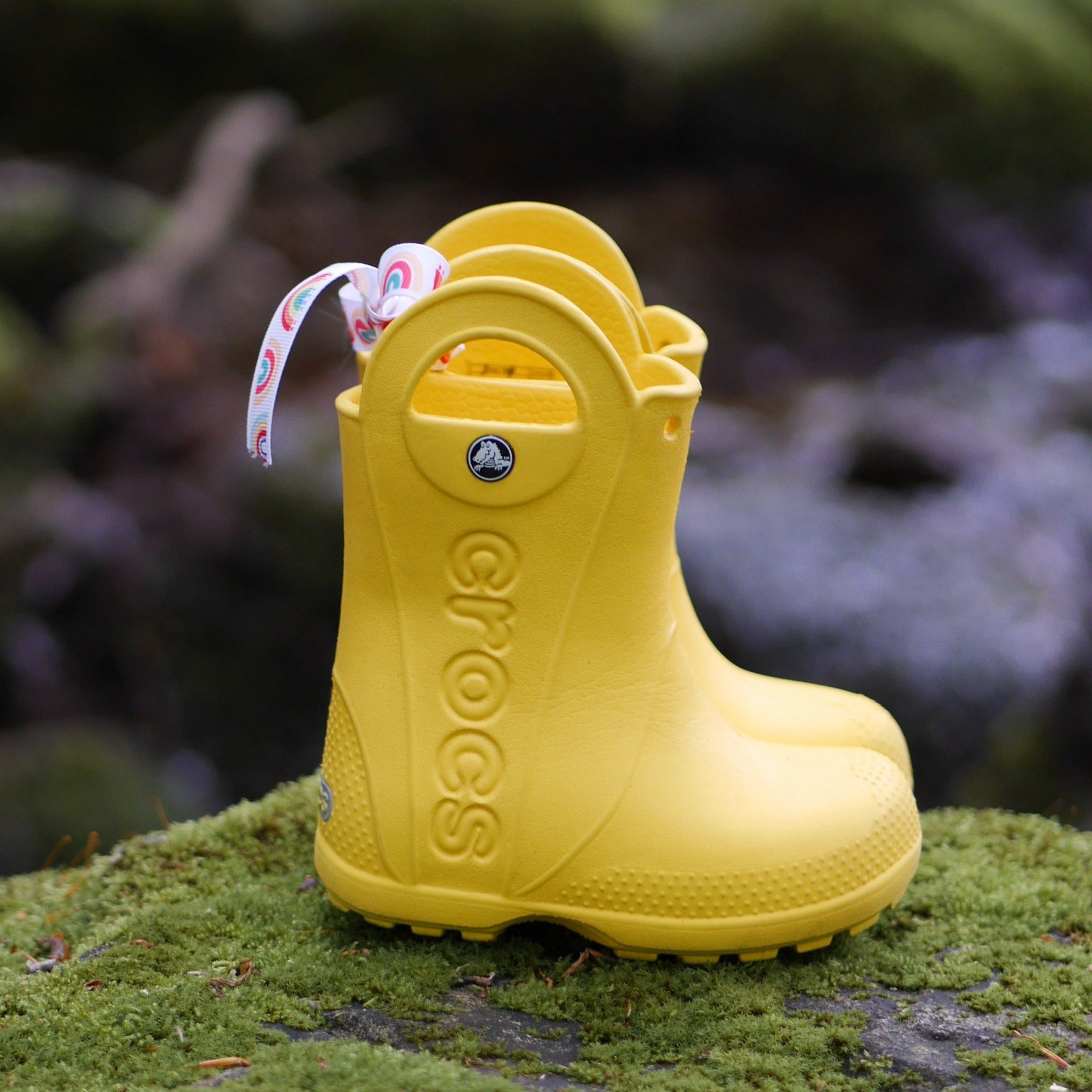 Handle It Kids' Rain Boots Yellow- Size C7 (CR13)