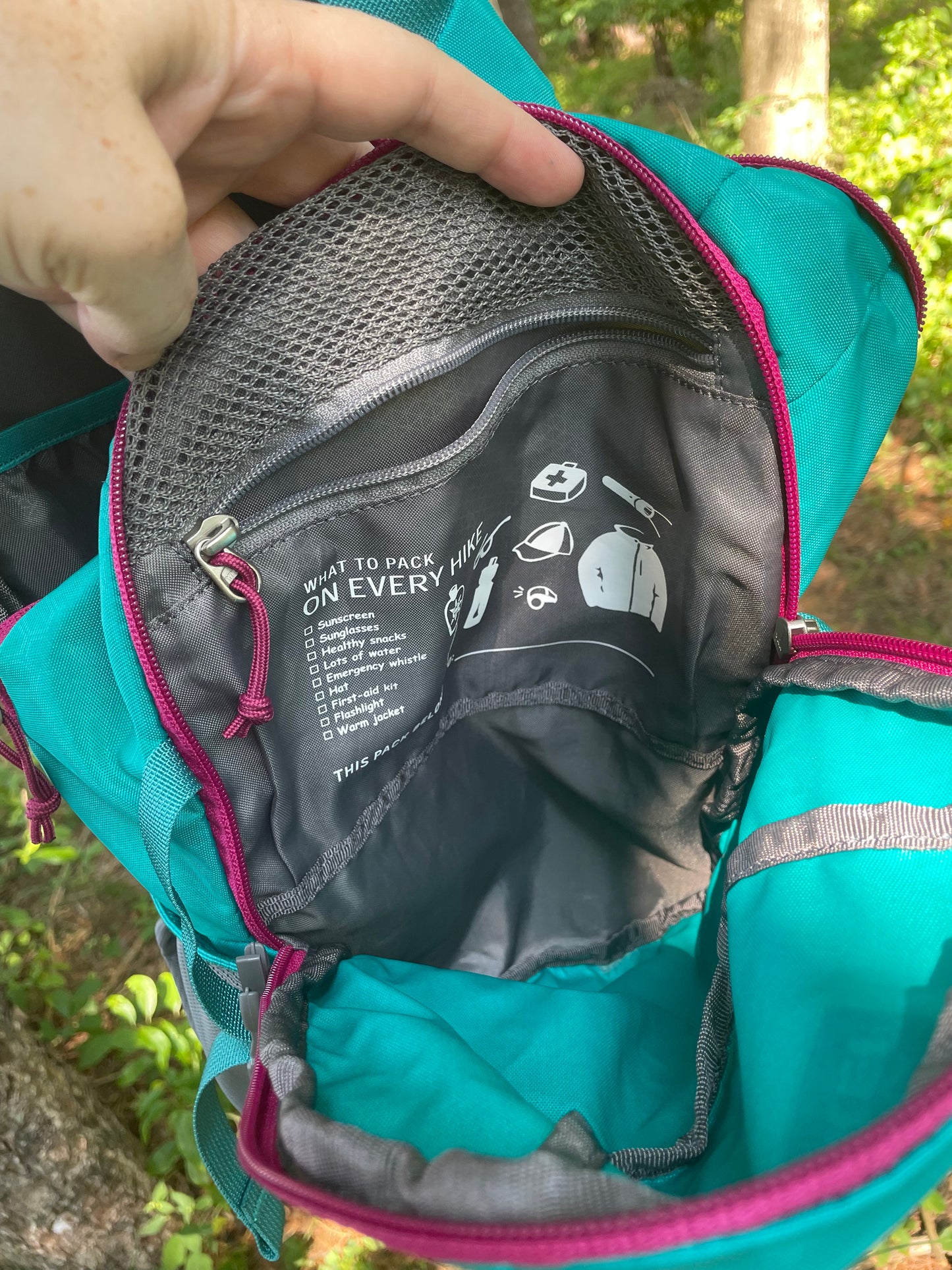Tarn 18 Backpack - Turquoise Jungle - Reserved for Tia