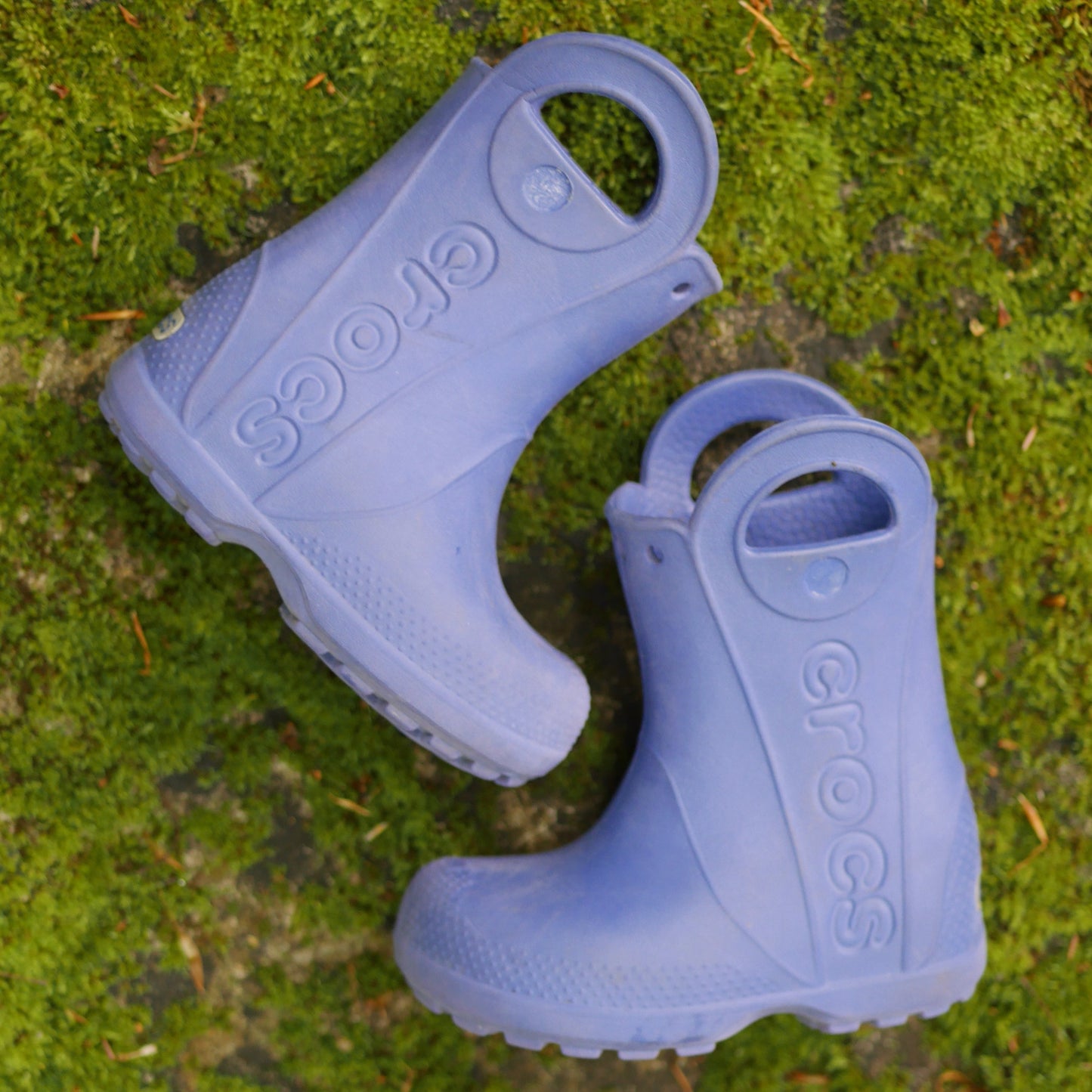 Handle It Kids' Rain Boots - Sea Blue - Size C7 (CR02)