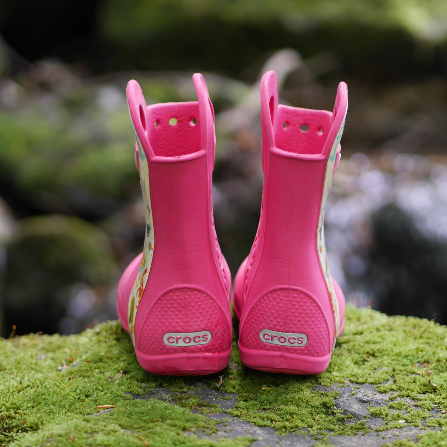 Handle It Kids' Rain Boots - Sea Life/Raspberry - Size C11 (CR27)