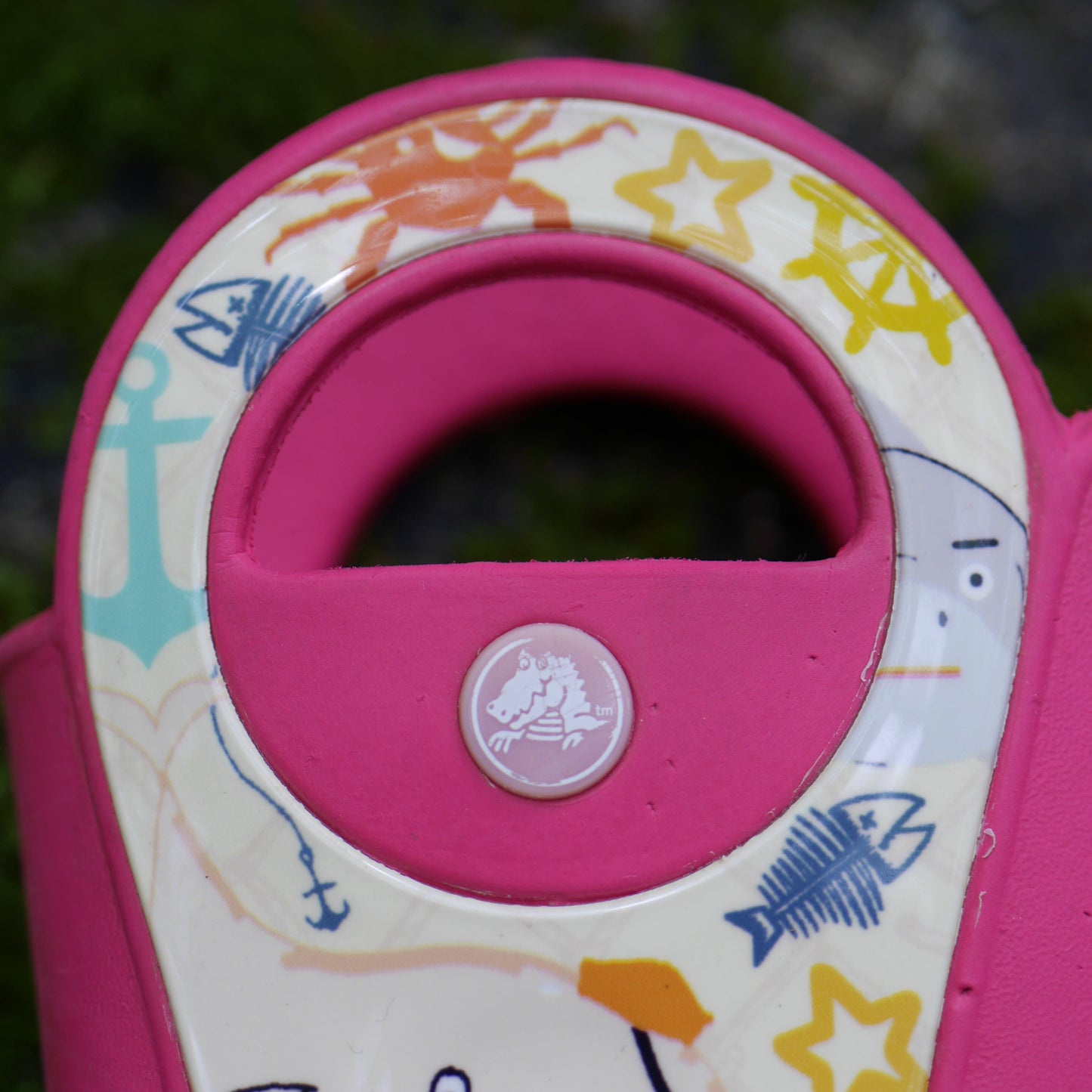 Handle It Kids' Rain Boots - Sea Life/Raspberry - Size C11 (CR27)