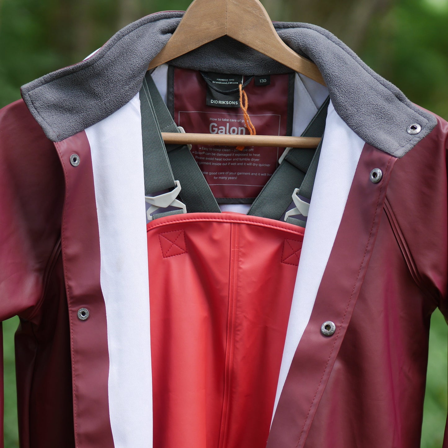 Slaskeman Kids' Set 5 - Rioja Red/Barn - Size 130 (7-8 yr)