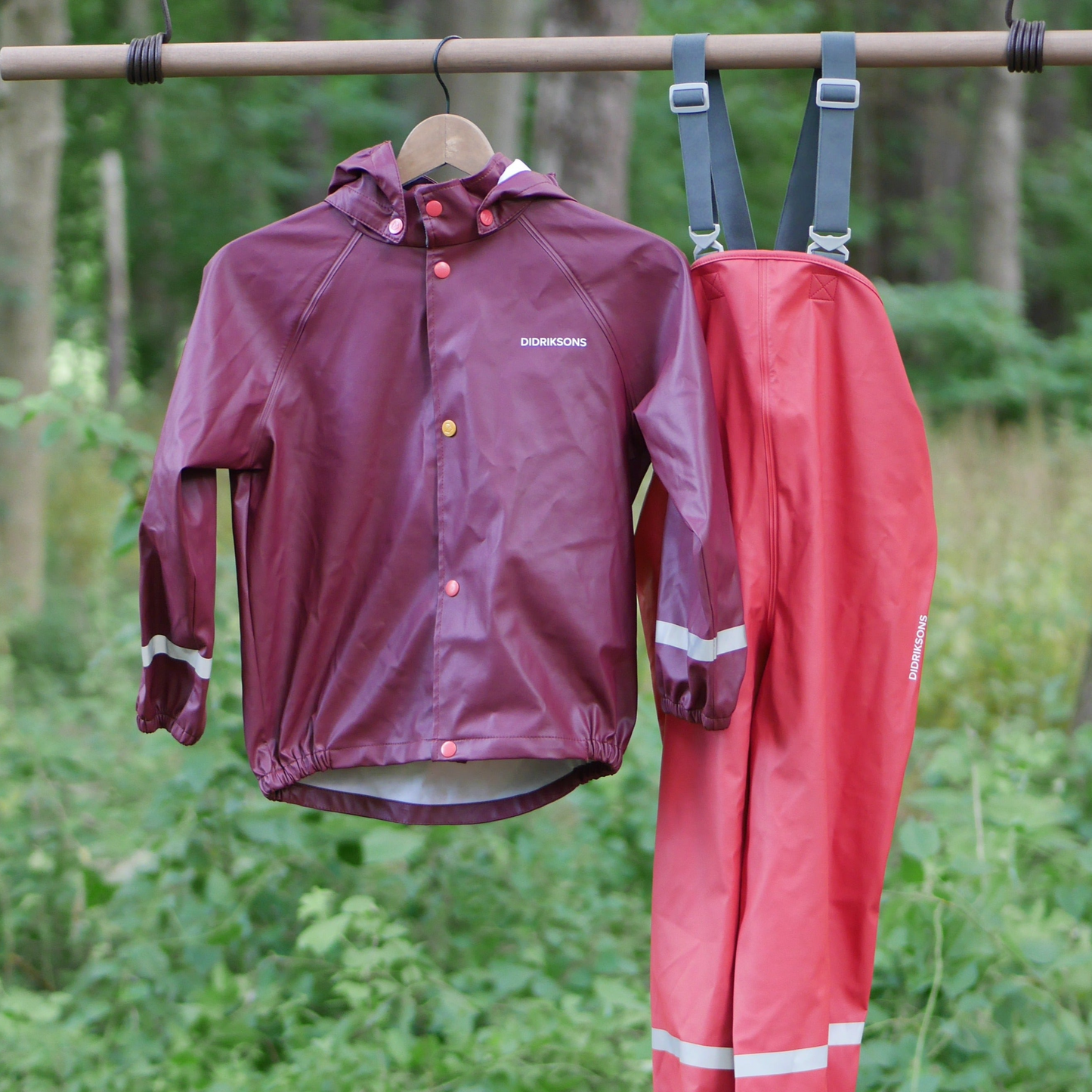 Slaskeman Kids' Set 5 - Rioja Red/Barn - Size 130 (7-8 yr)