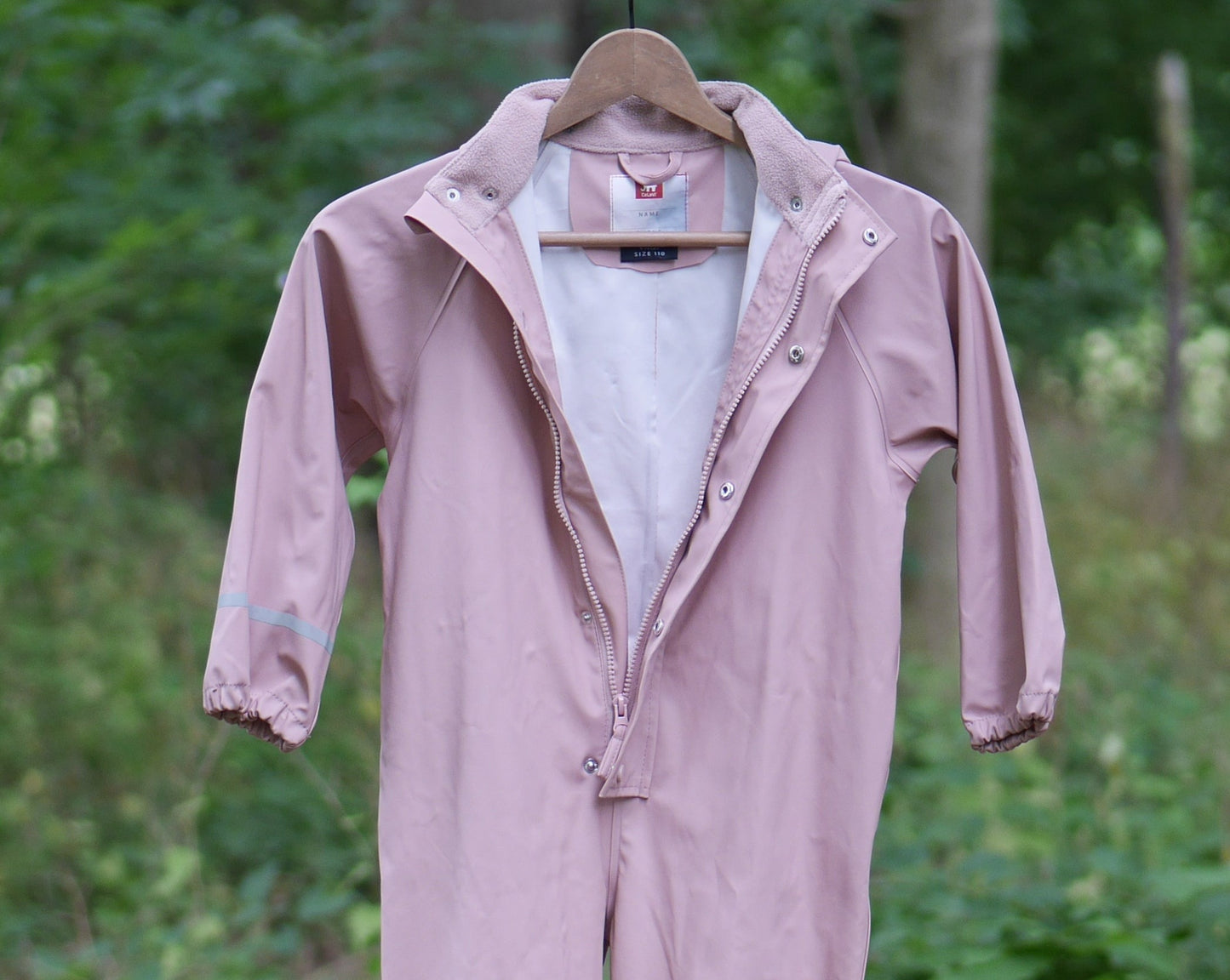 One Piece Classic Rain Suit - Misty Rose- Size 110 (5 yr)