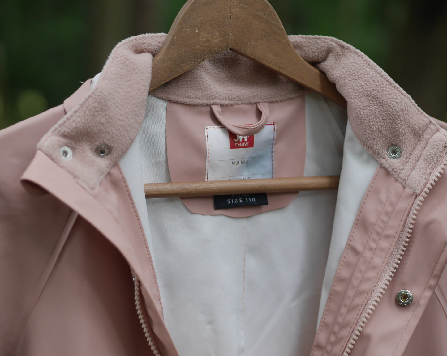 One Piece Classic Rain Suit - Misty Rose- Size 110 (5 yr)