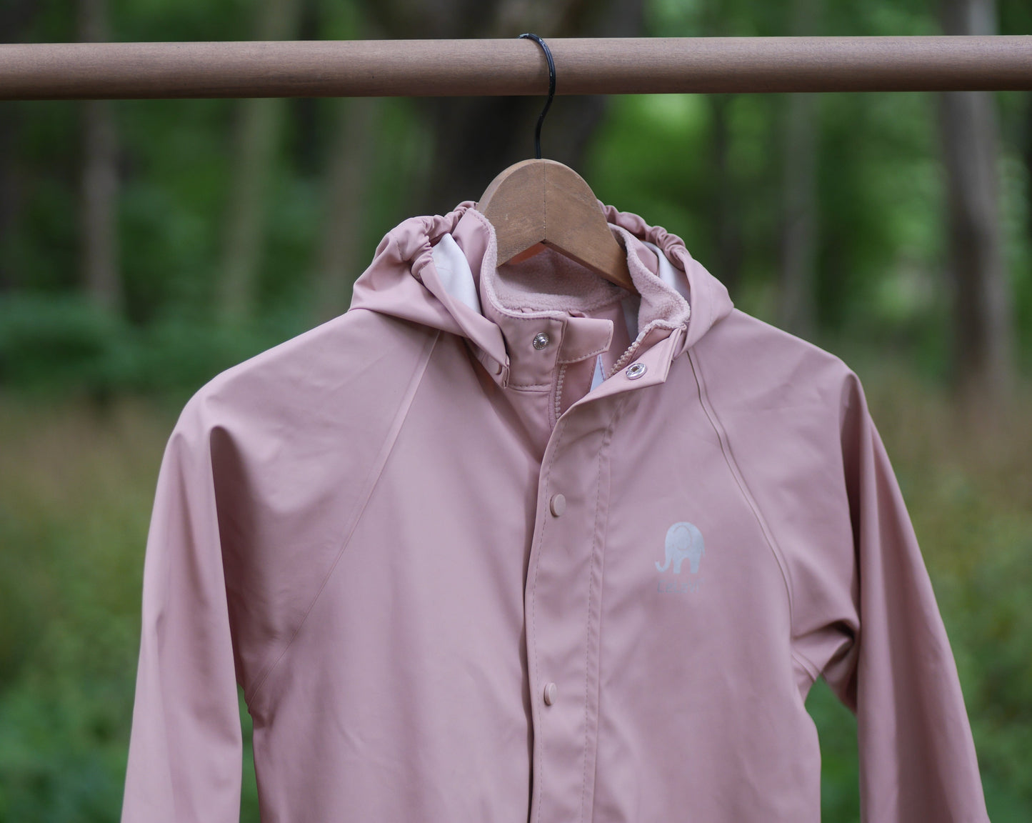 One Piece Classic Rain Suit - Misty Rose- Size 110 (5 yr)