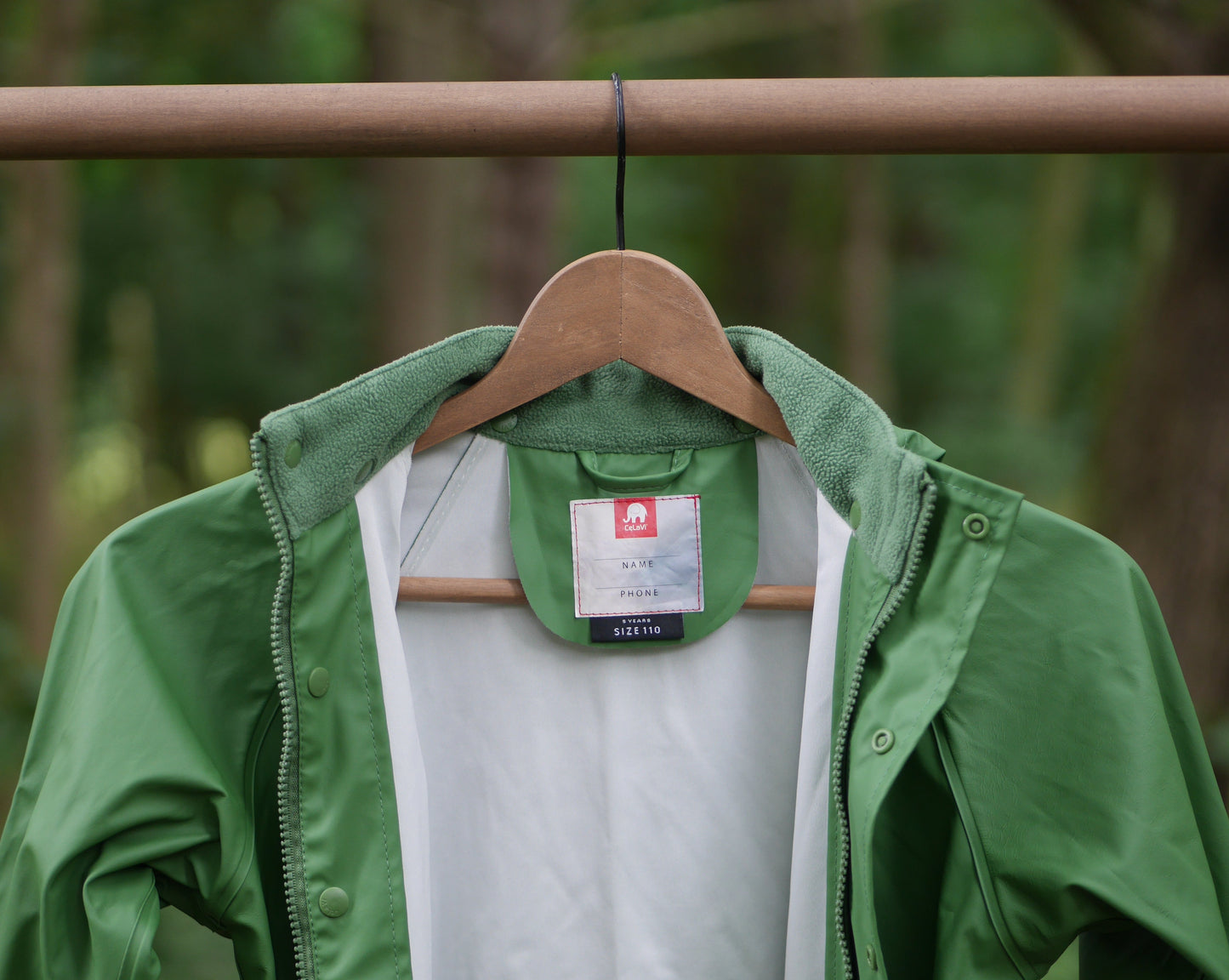 Two Piece Classic Rain Suit - Elm Green - Size 110 (5 yr)