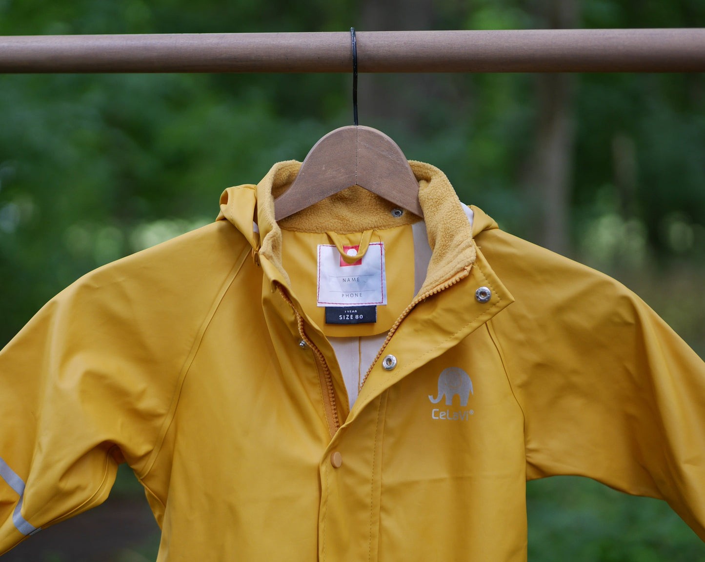 One Piece Classic Rain Suit - Mineral Yellow - Size 80 (1 yr)