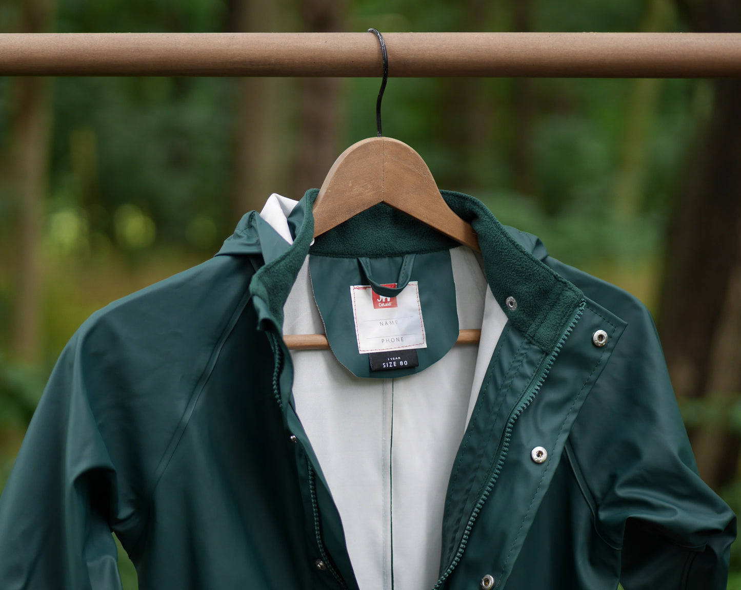 One Piece Classic Rain Suit - Ponderosa Pine- Size 80 (1 yr)