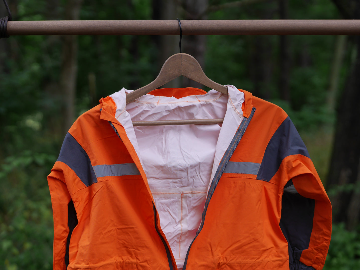 Kids' One-Piece Rain/Trail Suit - Classic Orange - Size 8/9 Big Kid