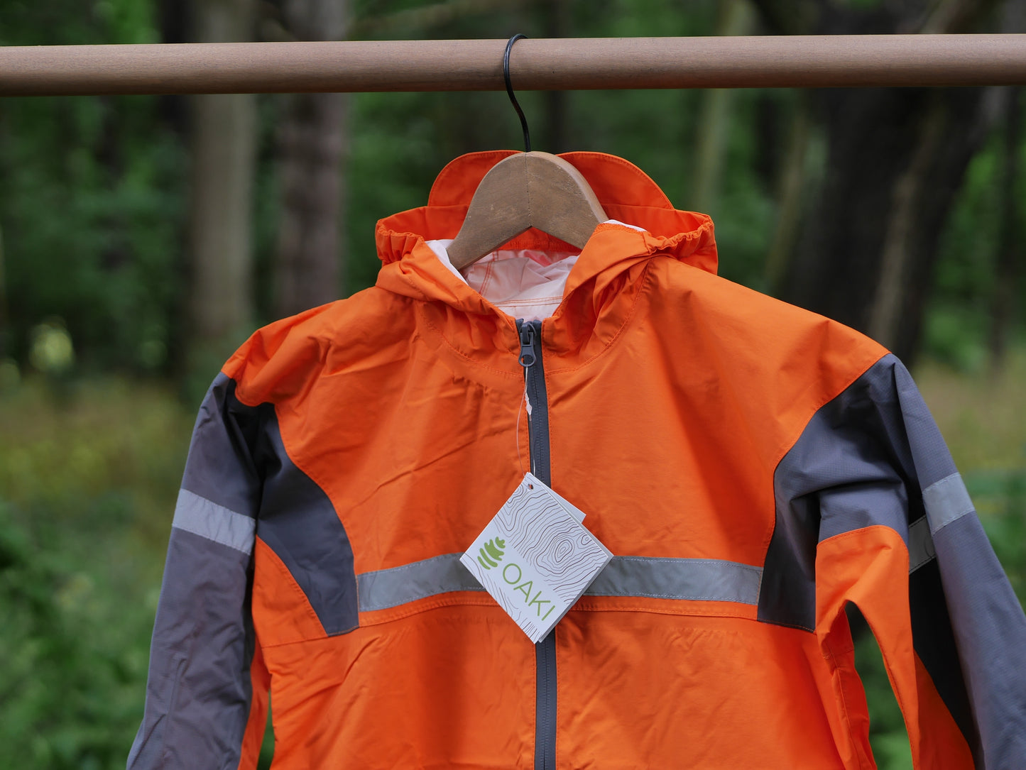 Kids' One-Piece Rain/Trail Suit - Classic Orange - Size 8/9 Big Kid