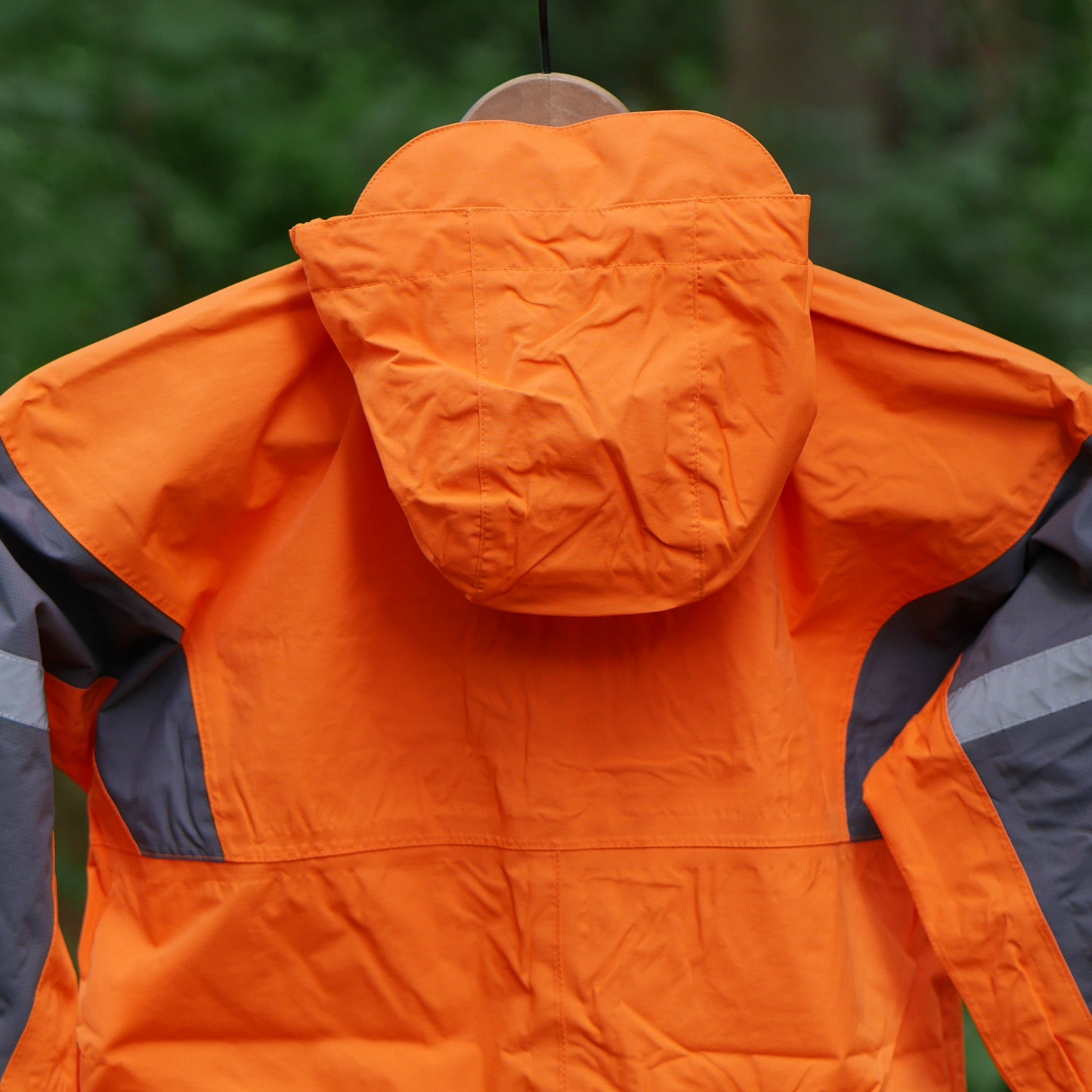 Kids' One-Piece Rain/Trail Suit - Classic Orange - Size 8/9 Big Kid