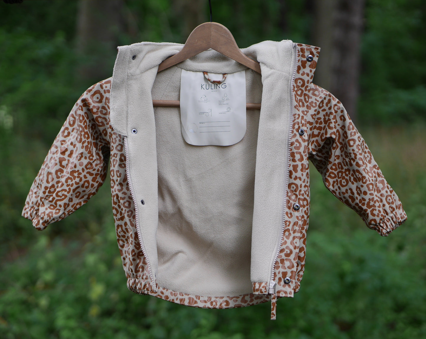 Ottawa Recycled Lined Rain Set - Cookie Leopard - Size 86/92 (1-2 yr)