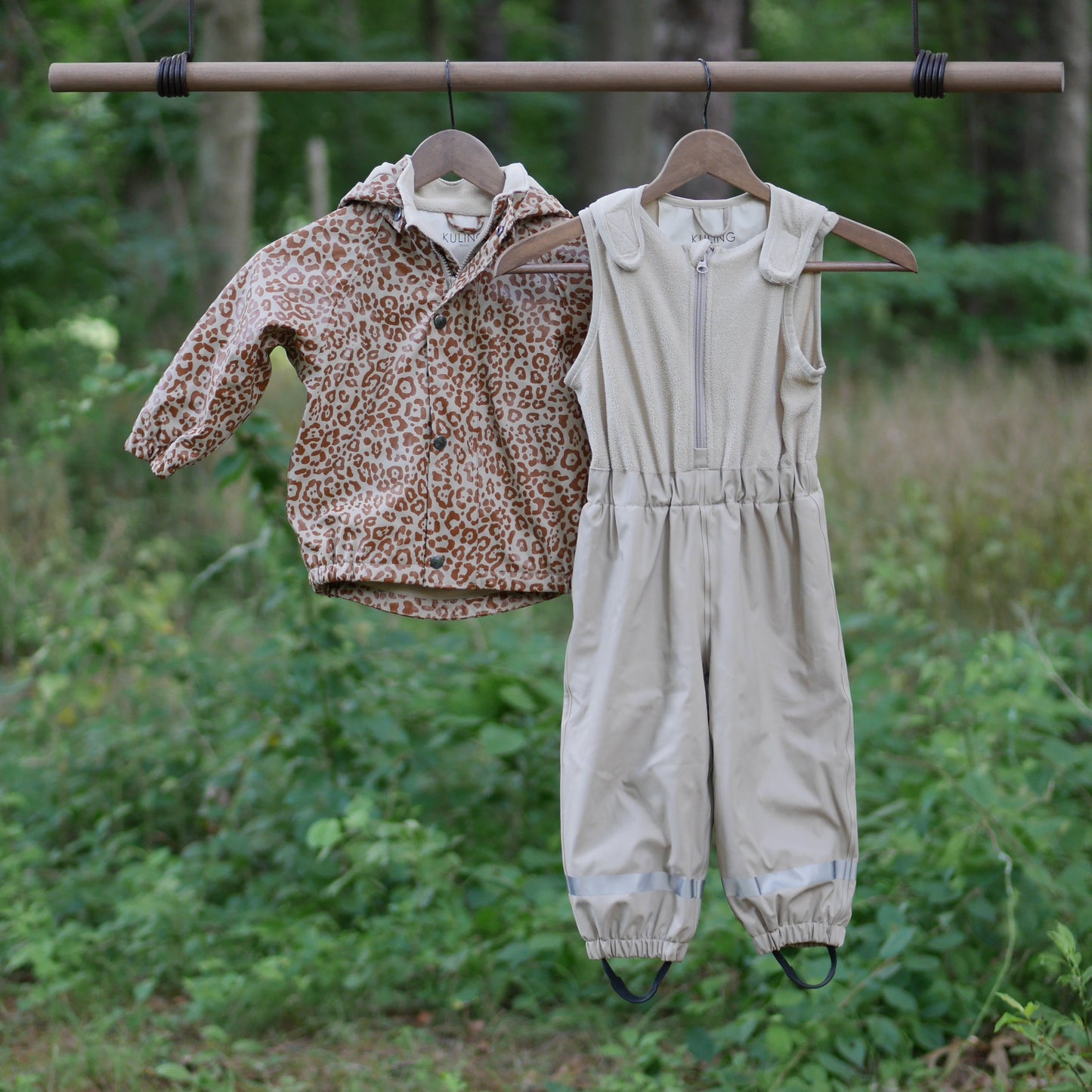 Ottawa Recycled Lined Rain Set - Cookie Leopard - Size 86/92 (1-2 yr)