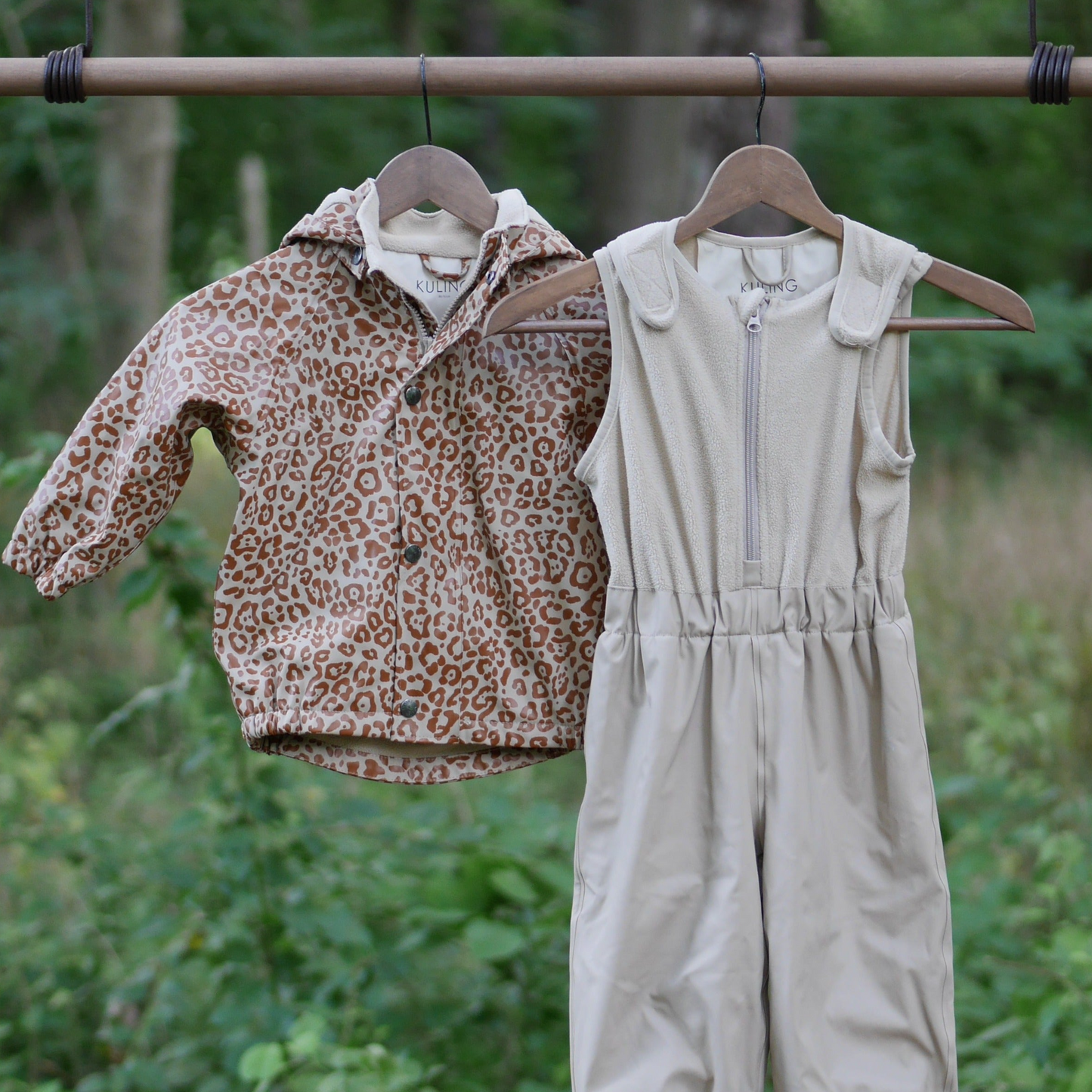 Ottawa Recycled Lined Rain Set - Cookie Leopard - Size 86/92 (1-2 yr)